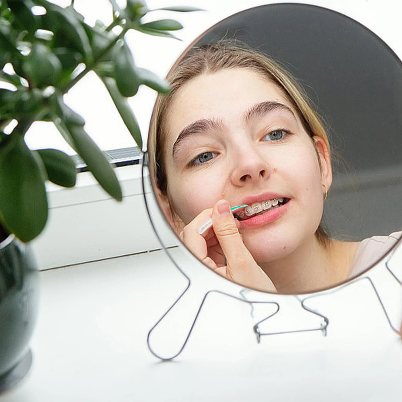 60 Pezzi Scovolini Dentali 65 cm, Spazzolino Interdentale, Igiene Orale