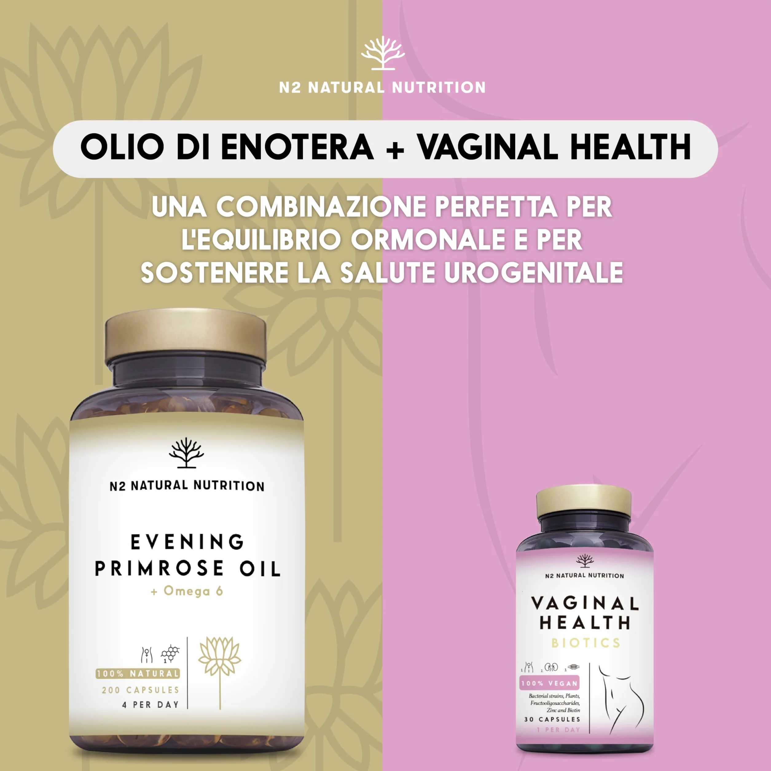 Olio di Enotera 200 Perle 2000 mg 10% GLA con Vitamina E e Omega 6 Integratore Menopausa