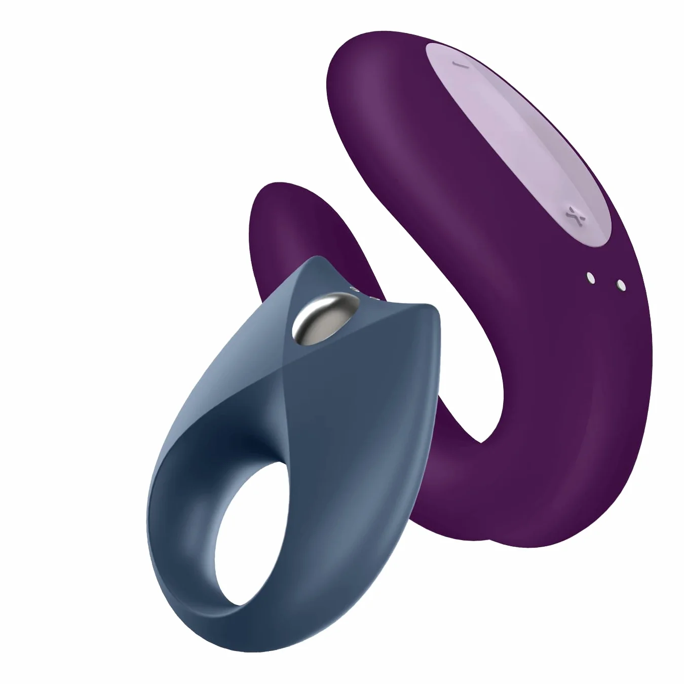 Satisfyer Partnerbox 2 incl. Apptoys Double Joy & Royal One | Set di Vibratori multi | Incl. Controllo App | Impermeabile (IPX7) | Silicone morbido e vellutato | Dildo Vibratore | Sex Toys per Coppie