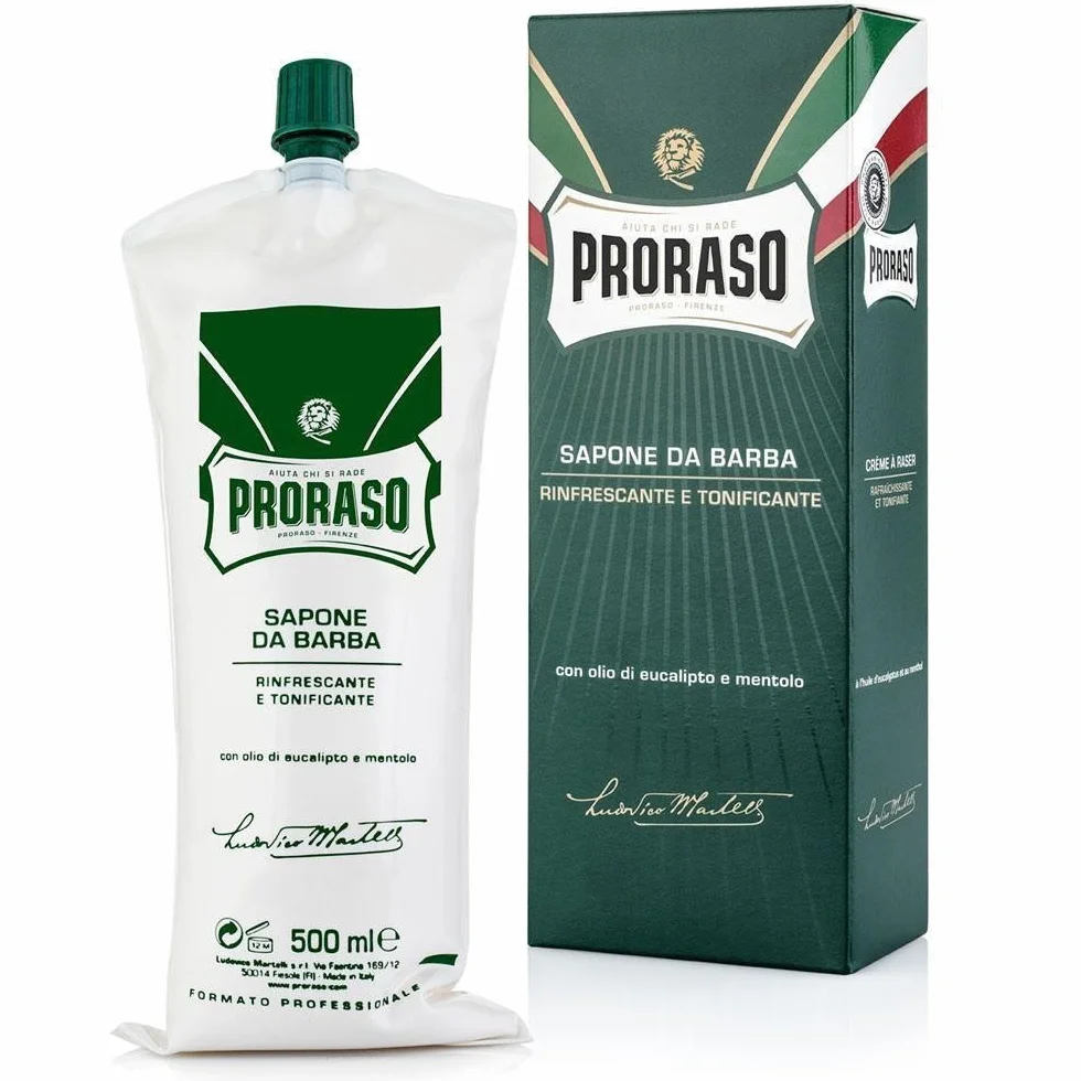 3X Proraso Sapone Barba Rinfrescante Tubo 500ML (3X500ML)