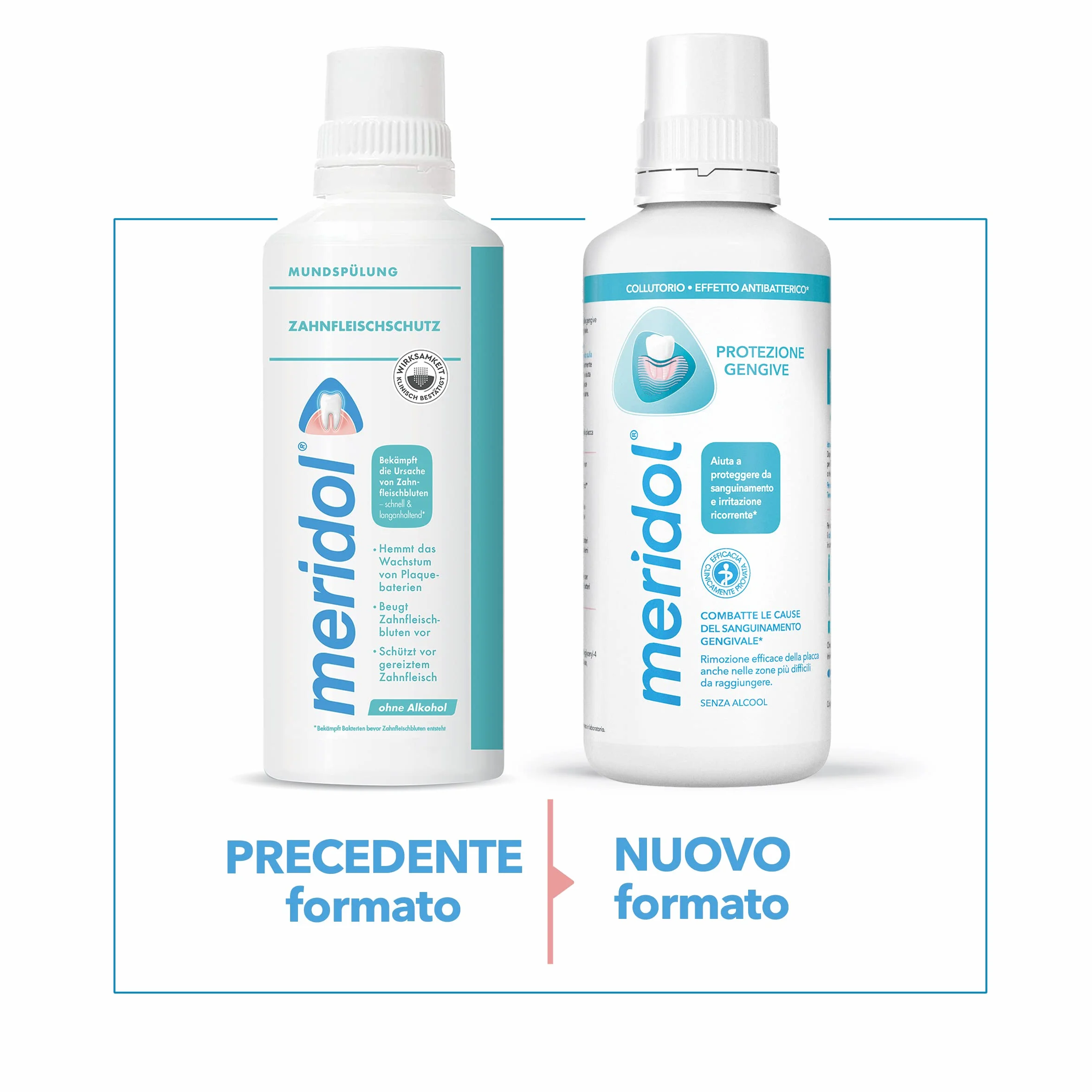Meridol Collutorio Protezione Gengive 400ml Antibatterico 0% Alcool