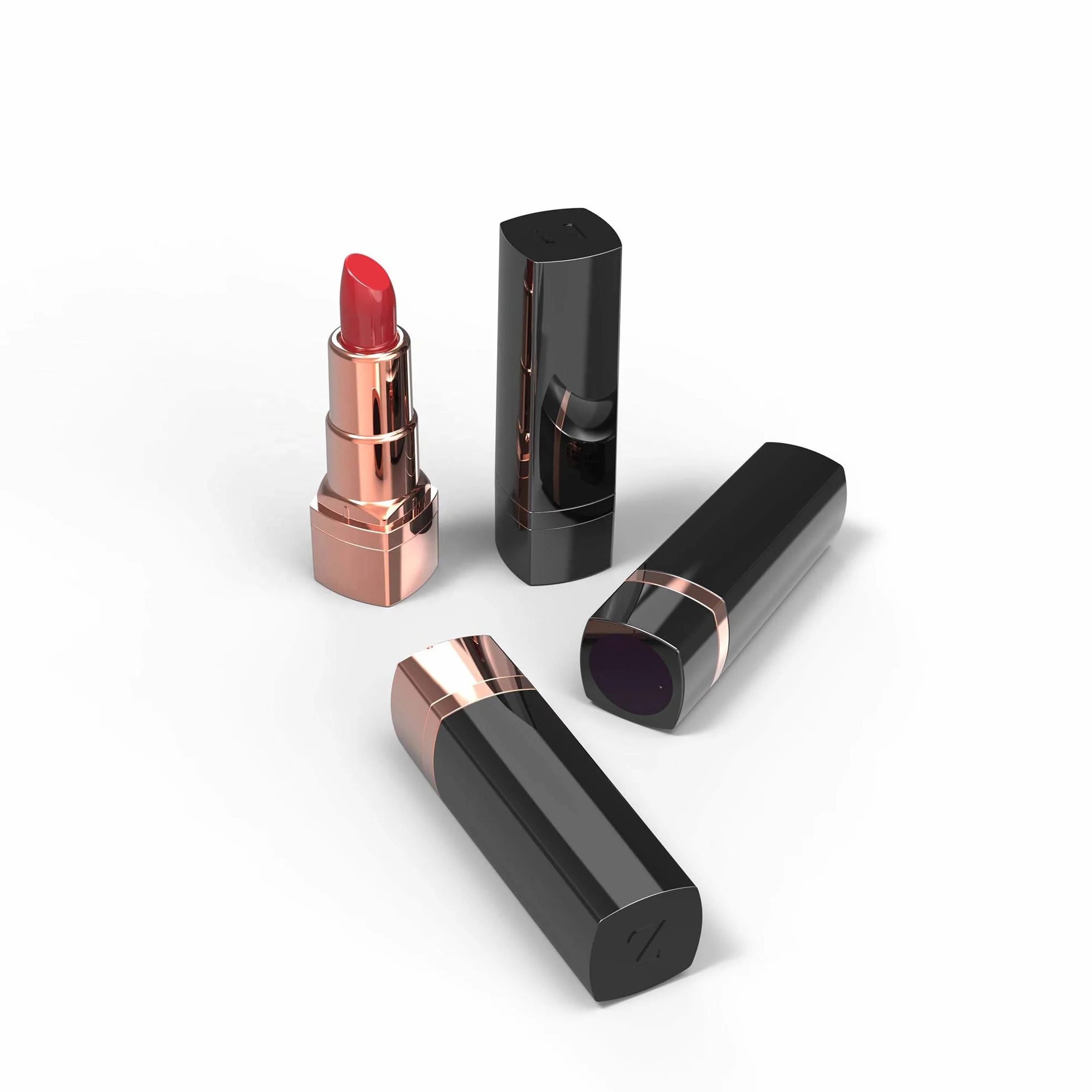 VIBRATORE RICARICABILE ROSSETTO LIPSTICK DONNE MASSAGGIATORE CLITORIDE J016