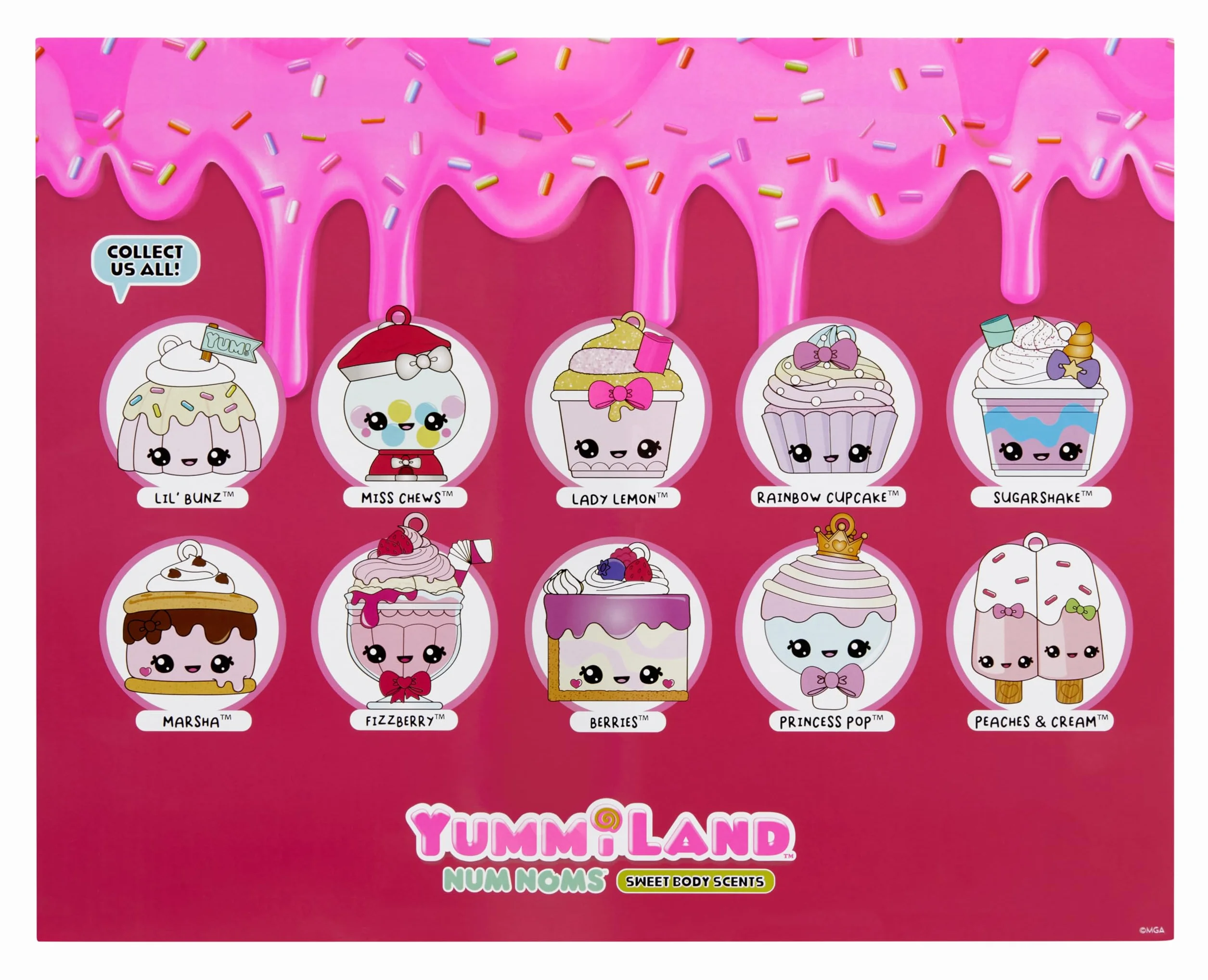 Yummiland Num Nom Body Scents Series 2 Bambola - 10 Personaggi, Confezione Cieca, Fragranza Fai-da-te, Profumo Roll-on, Oggetti da Collezione 4+