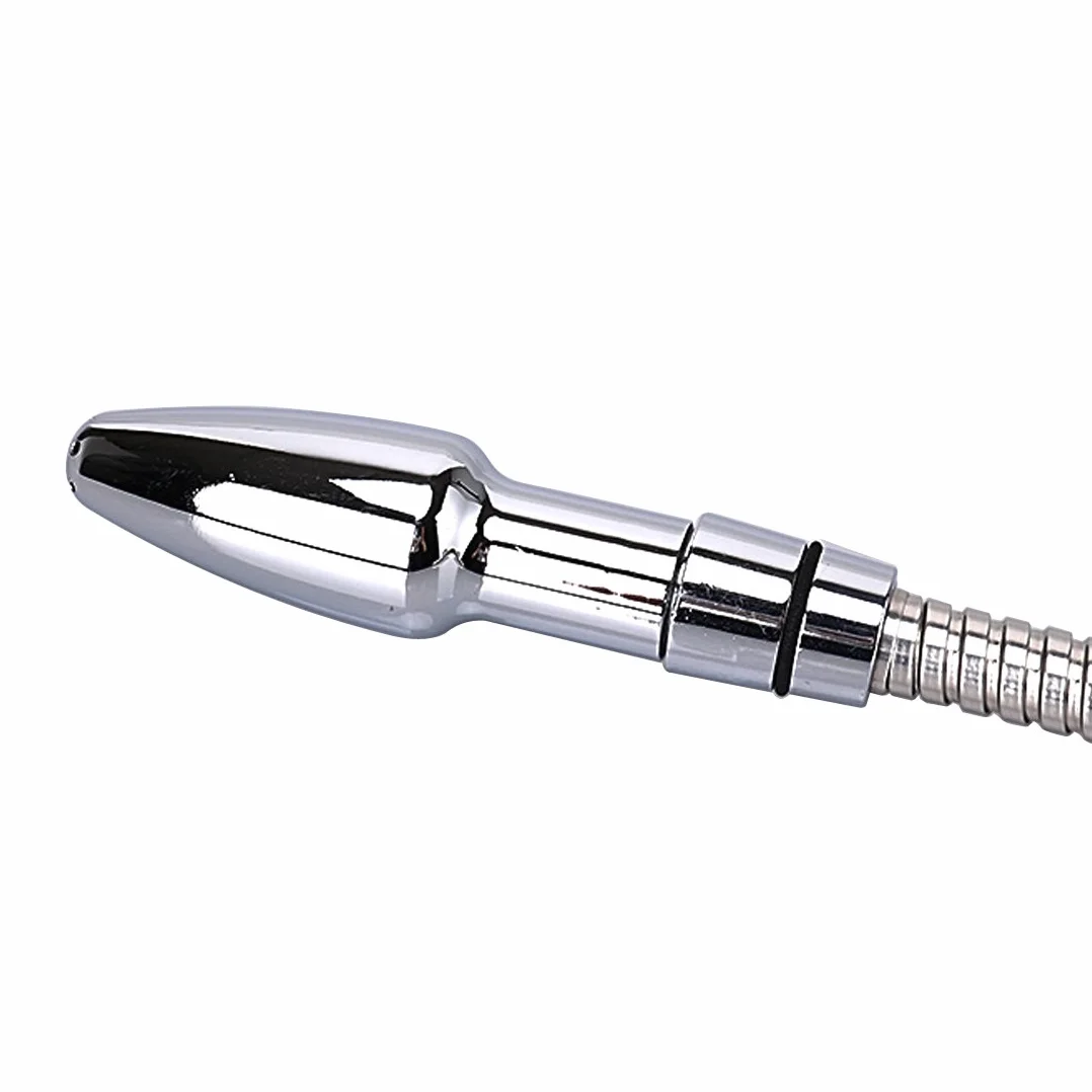 Doccia doccia metallo clistere anale Cleaner DOUCHE Colon Cleaner(Argento)