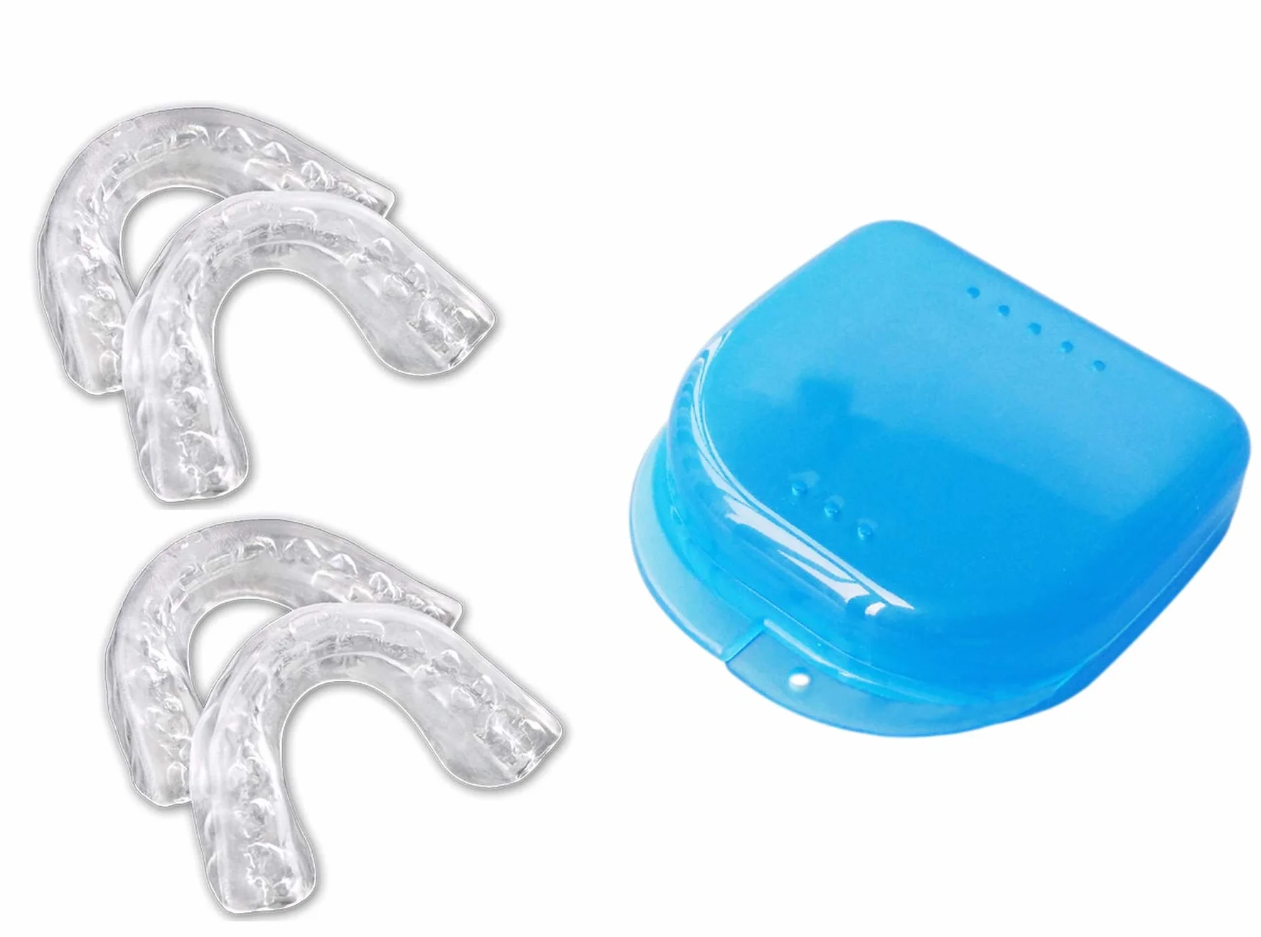 Whiter Smile Labs Vassoio sbiancante denti senza BPA sottile modellabile 4 pezzi