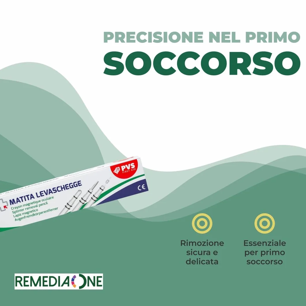 REMEDIA ONE Matita Levaschegge Magnetica Oculare Rimozione Schegge Primo Soccorso