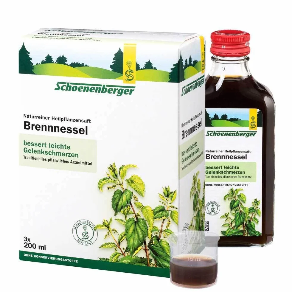 Schoenenberger Succo di ortica 3 x 200 ml