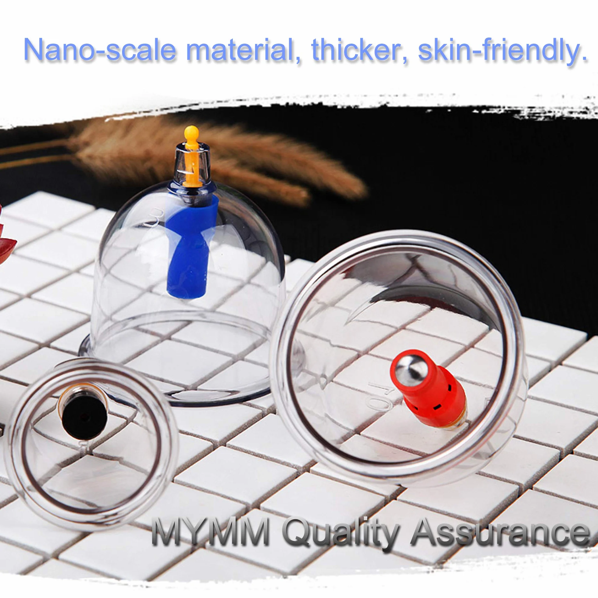 26 coppettazione Set Biomagnetico Tradizionale Professionale Cinese Terapia Massaggio Coppette Set Famiglia Pull Out Kit Coppettazione Sottovuoto/Massaggio Cinese Hijama Aspirazione (12)