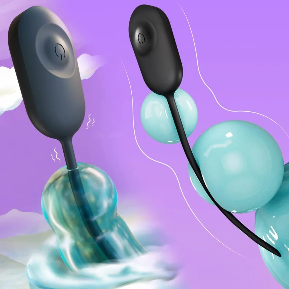 Roluck Dilatatori uretrali 10 modalità di vibrazione Dilatatore per pene in silicone Silenzioso, impermeabile, ricaricabile via USB Flessibile e liscio Giocattolo sessuale per uomini principianti