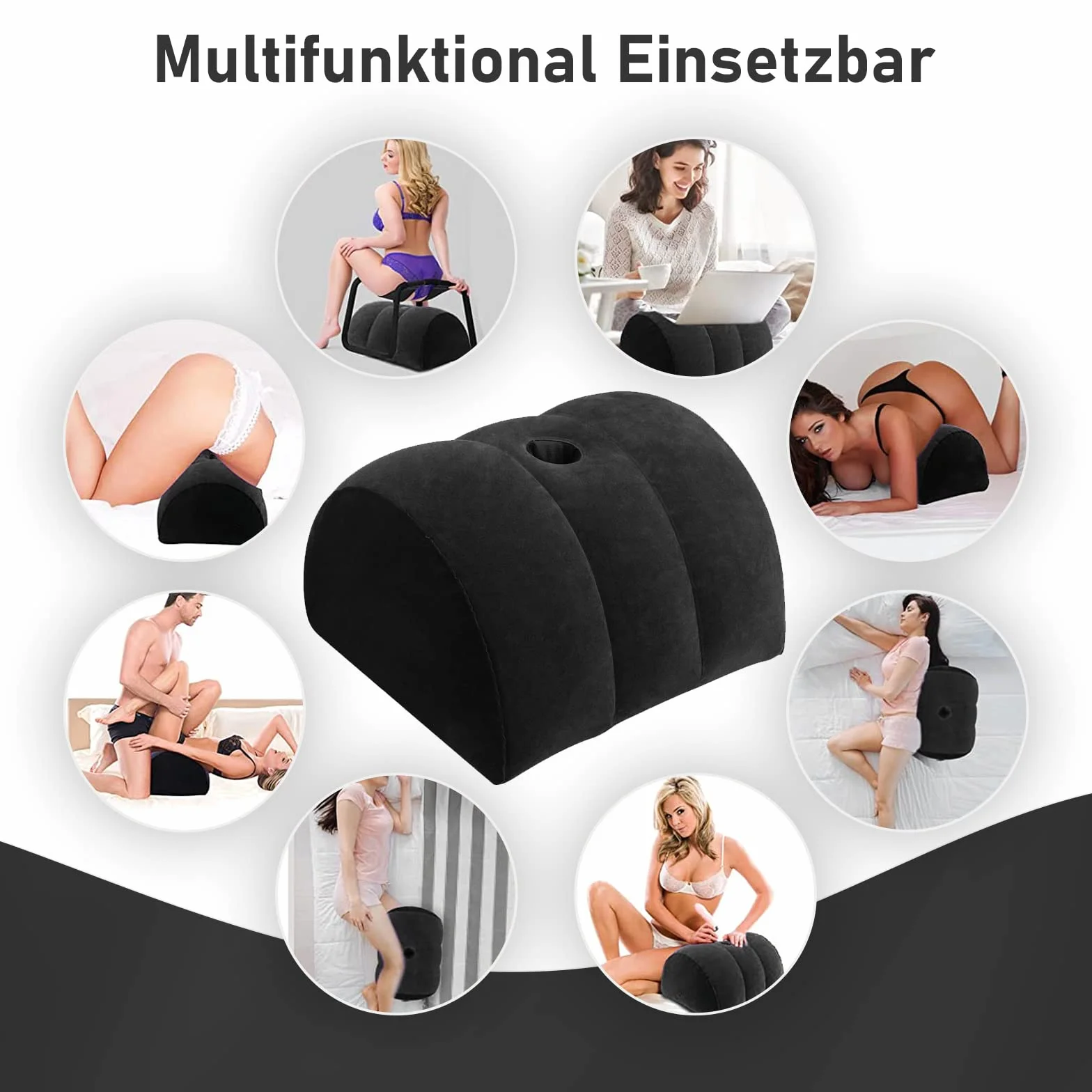 Cuscino Sessuale Gonfiabile per Posizioni Sesso Coppie Adulte Punto G