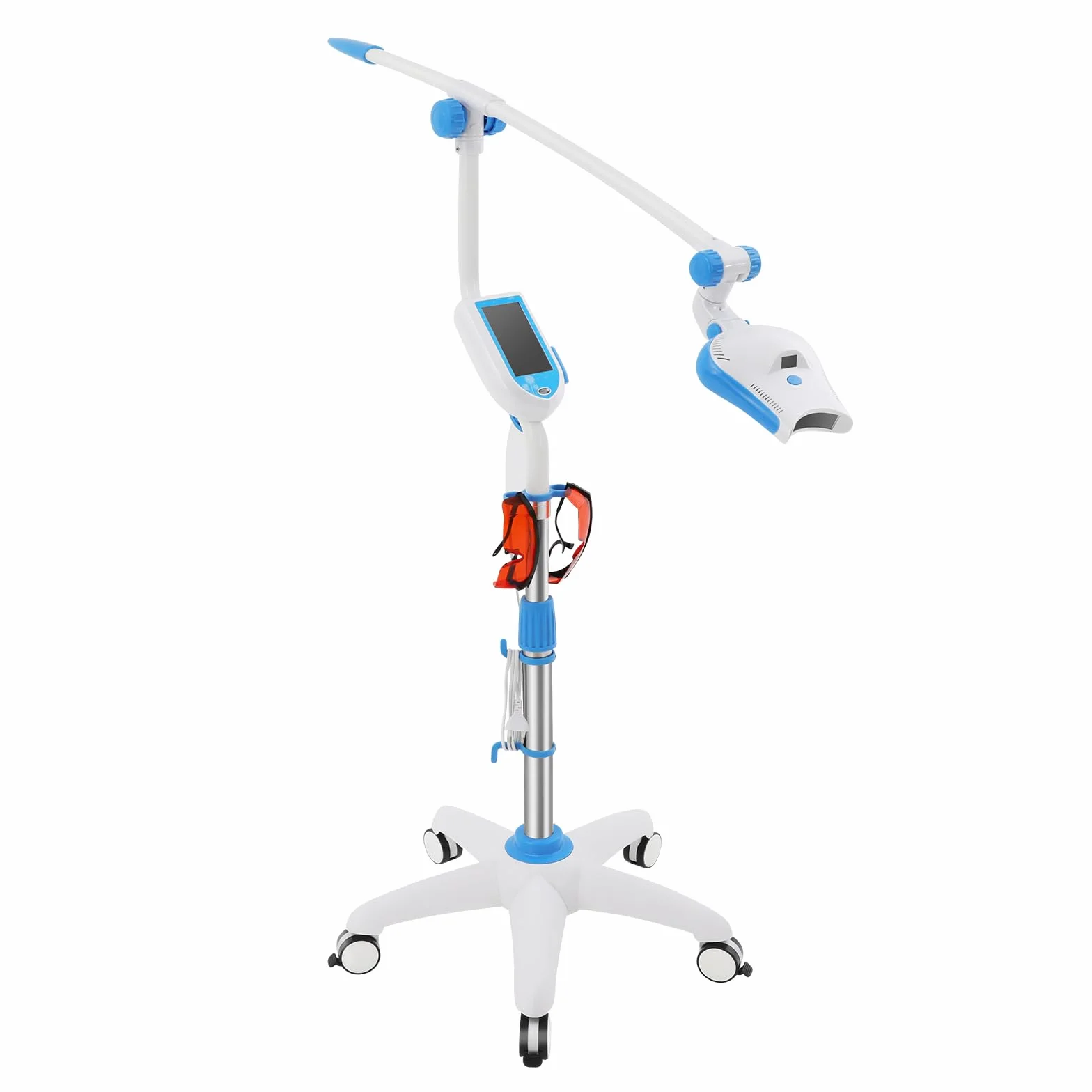 Lampada dentale a LED sbiancante, Teeth Whitening Device con ruote