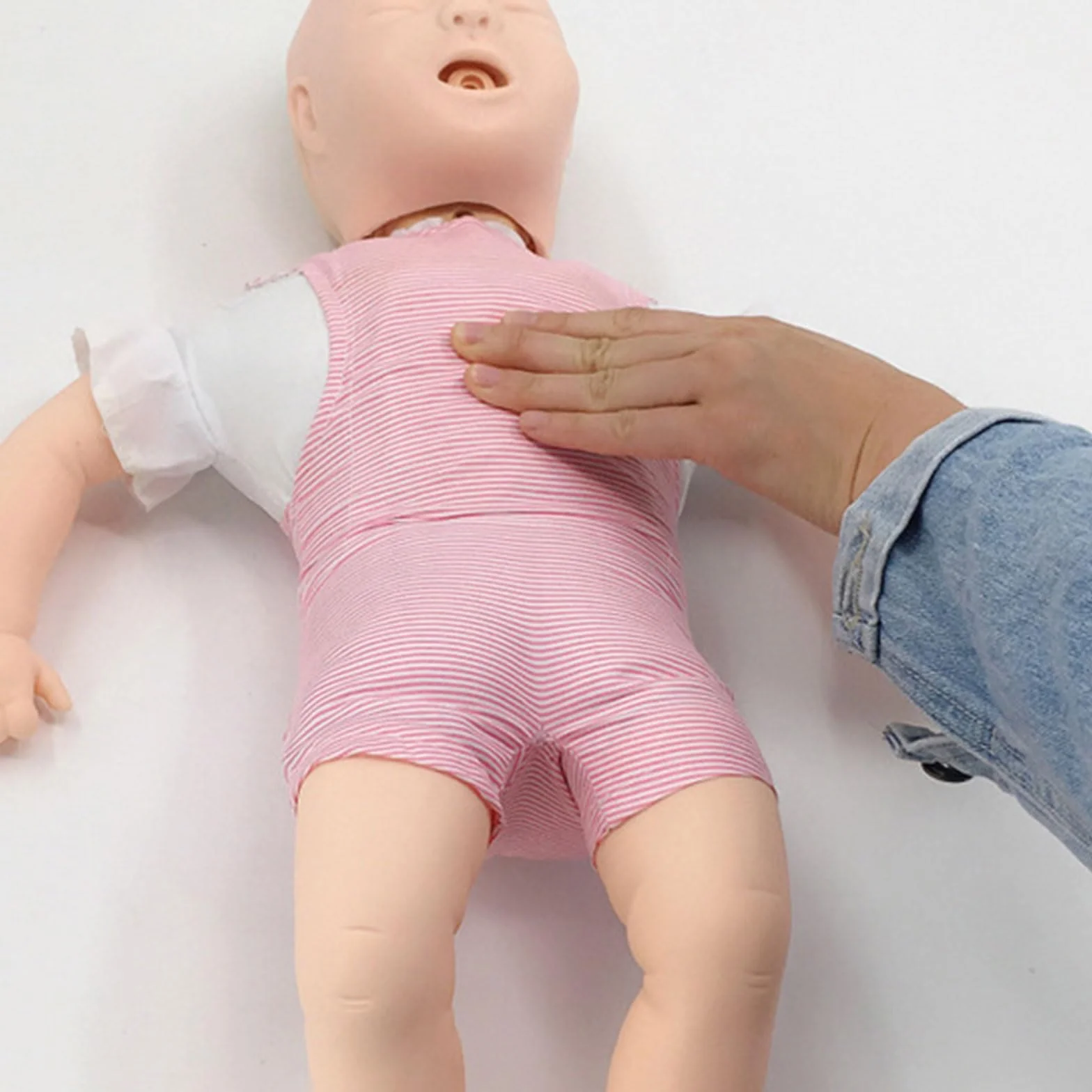 Model okluzji dróg oddechowych dziecka z CPR Narzędzie treningowe zadławienia dla profesjonalistów zdrowia i opiekunów