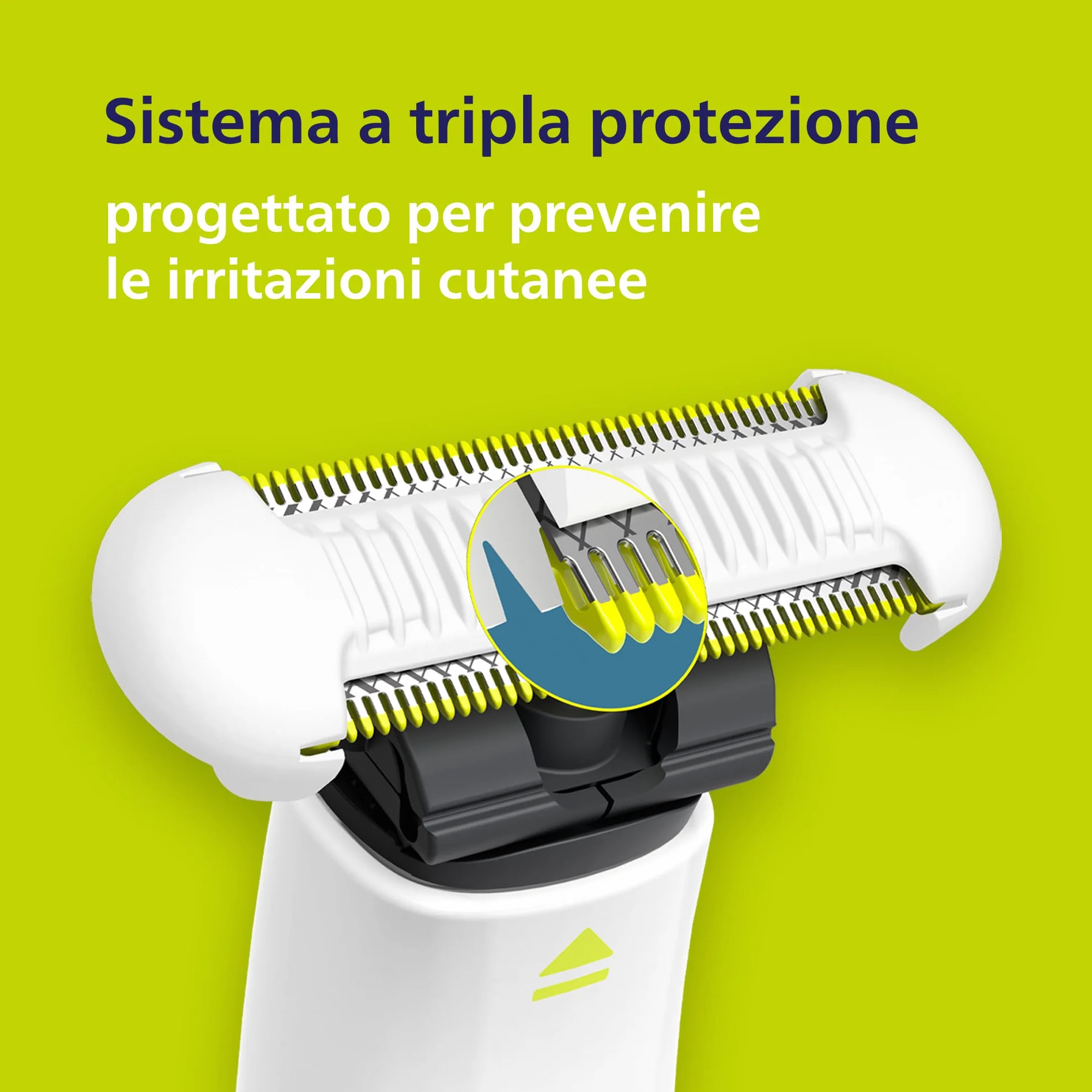 Philips OneBlade Intimate lame QP229/50 2 pezzi compatibili OneBlade Pro SkinProtect