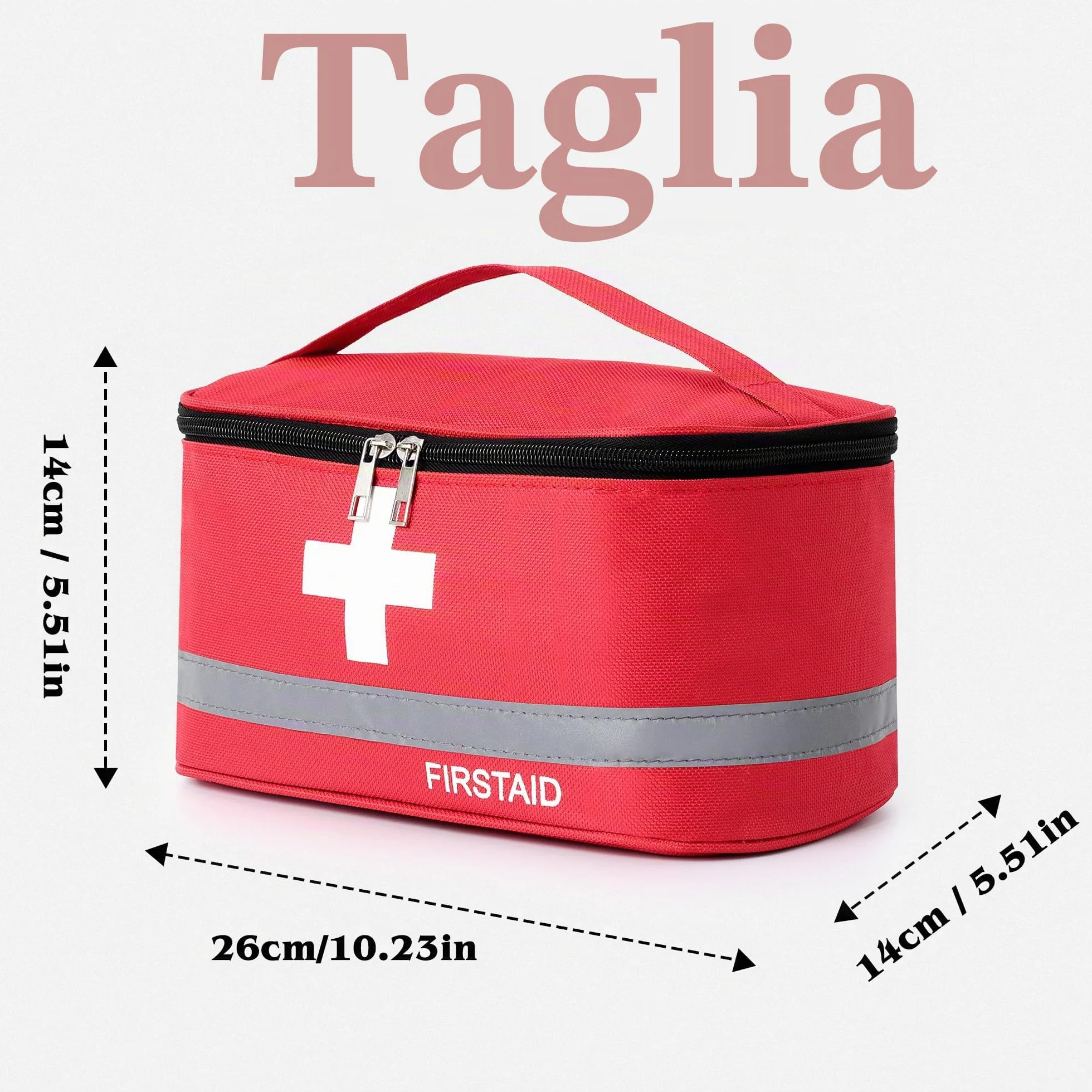 Romon Borsa Pronto Soccorso Viaggio Impermeabile, Kit Medico Vuota Portatile Alta Capacità