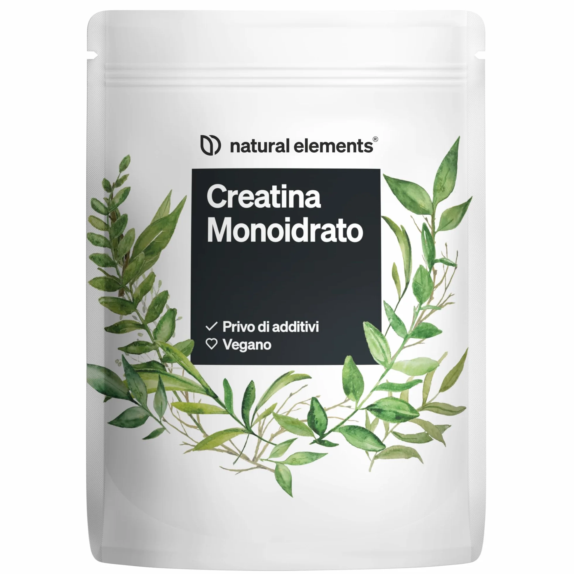 Creatina Monoidrata, 500g Polvere Ultrafine (mesh 200), Integratore per Allenamento, Sport, Palestra e Pre, prodotta e testata in Laboratorio in Germania, senza Additivi inutili, con Misurino, Vegan