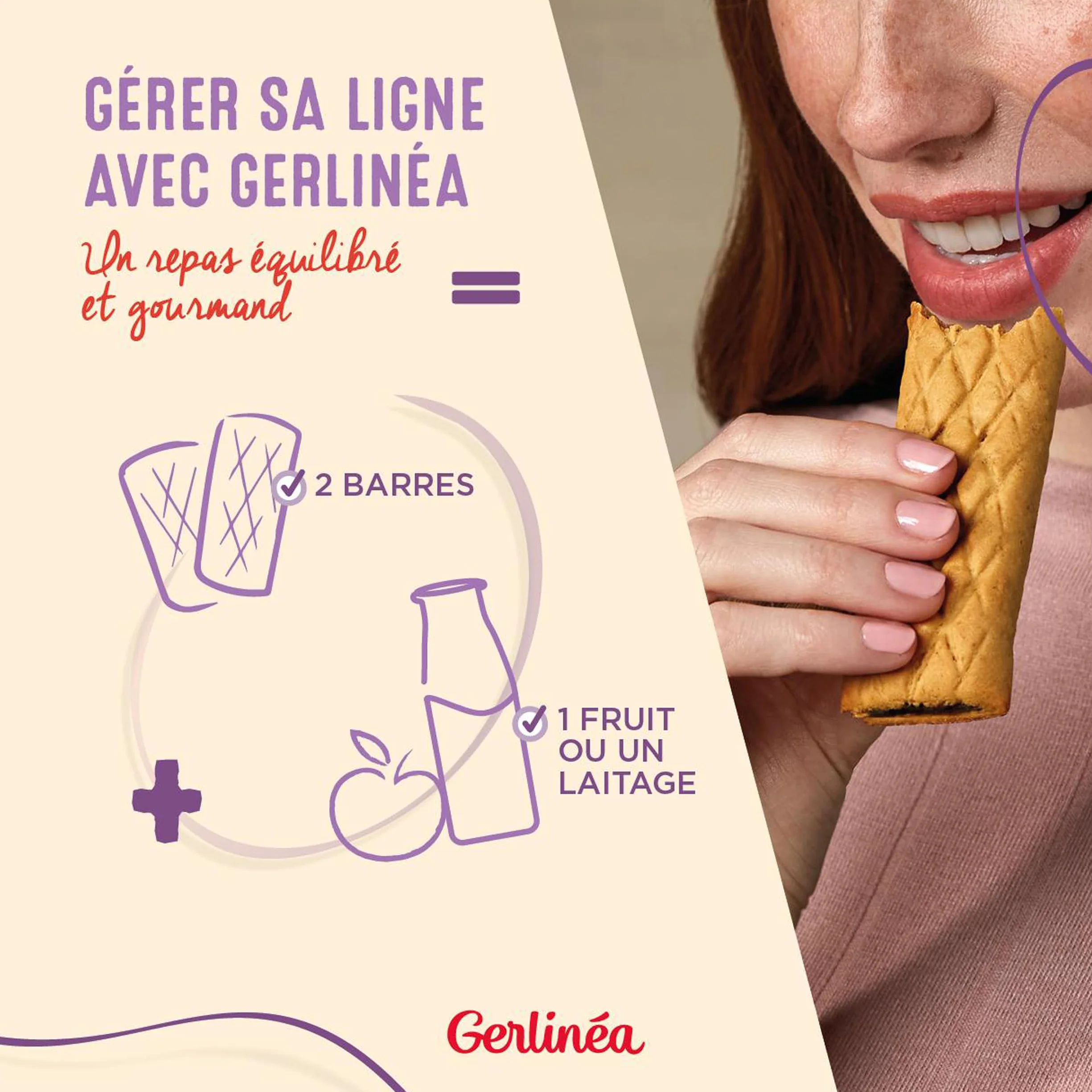 Gerlinea Barre mela lampone 360 g