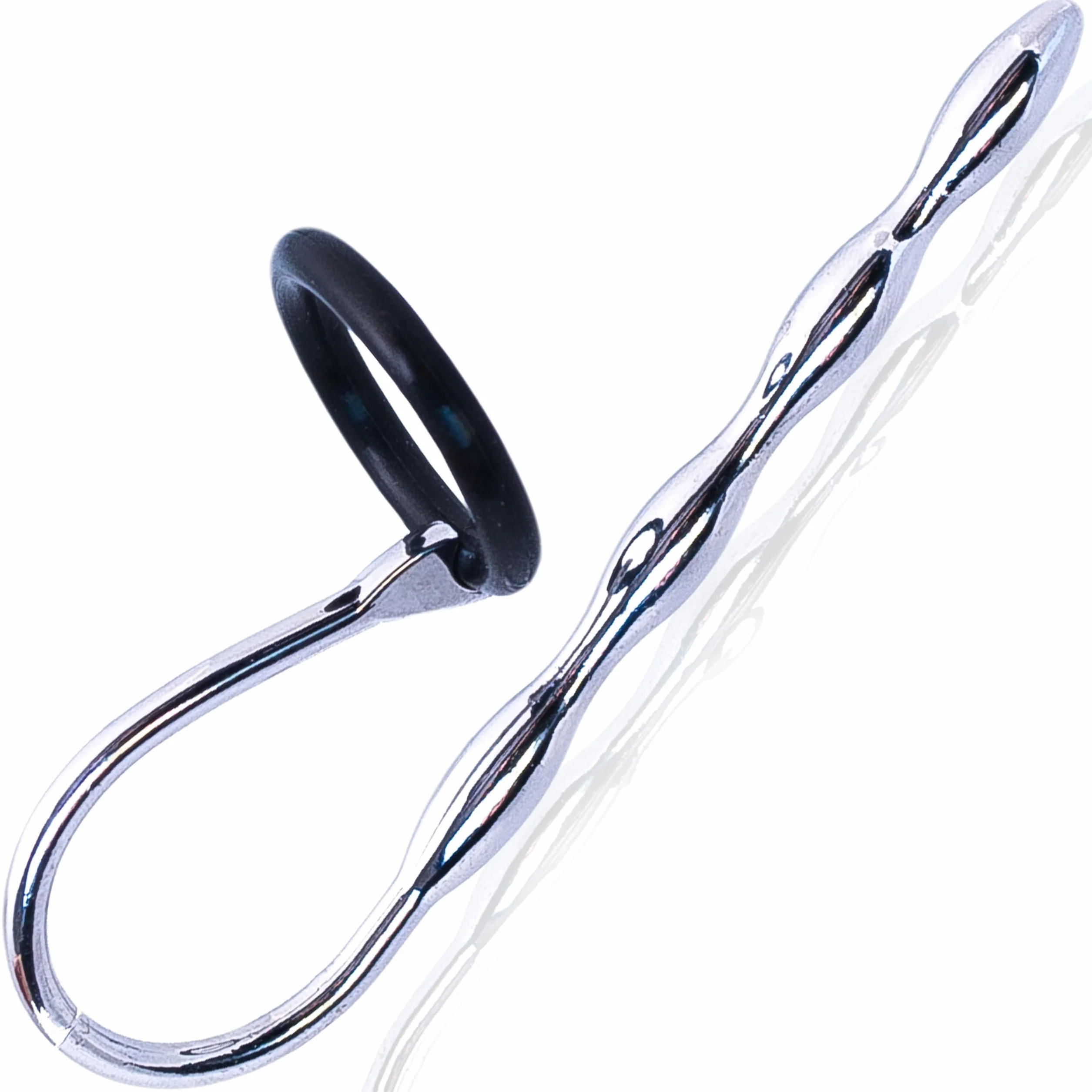 FOPS Dilatatore Uretrale Acciaio Inossidabile 12cm ⌀0.8cm Sonda Uretrale Maschile Sex Toy Uomo Anello Pene 2.5-3cm Urethral Plug Bordi Lisci Argento Per Piacere Intenso N16-23