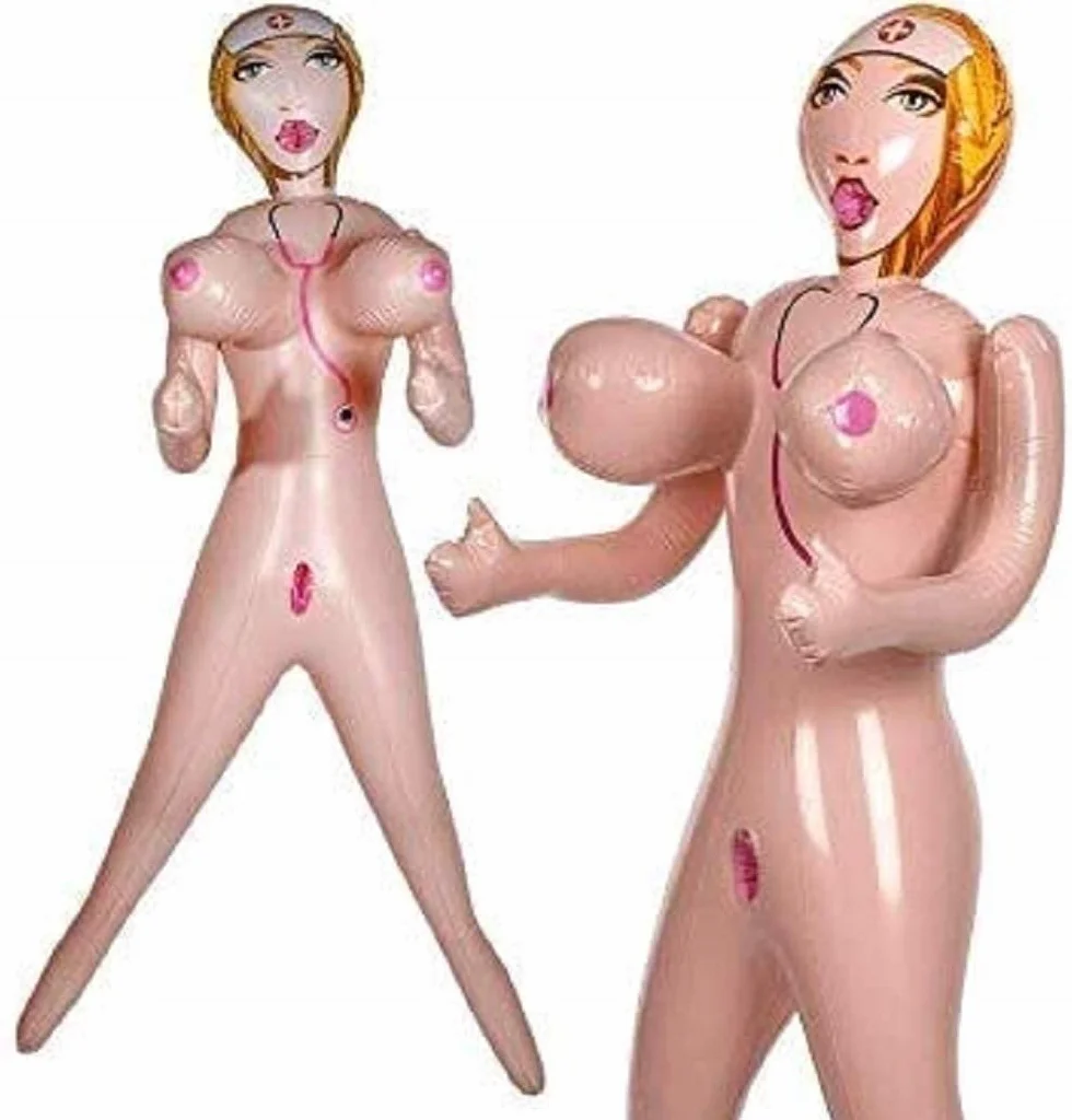 KOSxBO® Donna Dr. Tinderella Bambola di gomma con grandi tette circa 155 cm JGA Sexy Dottoressa Erotica Amore Bambola