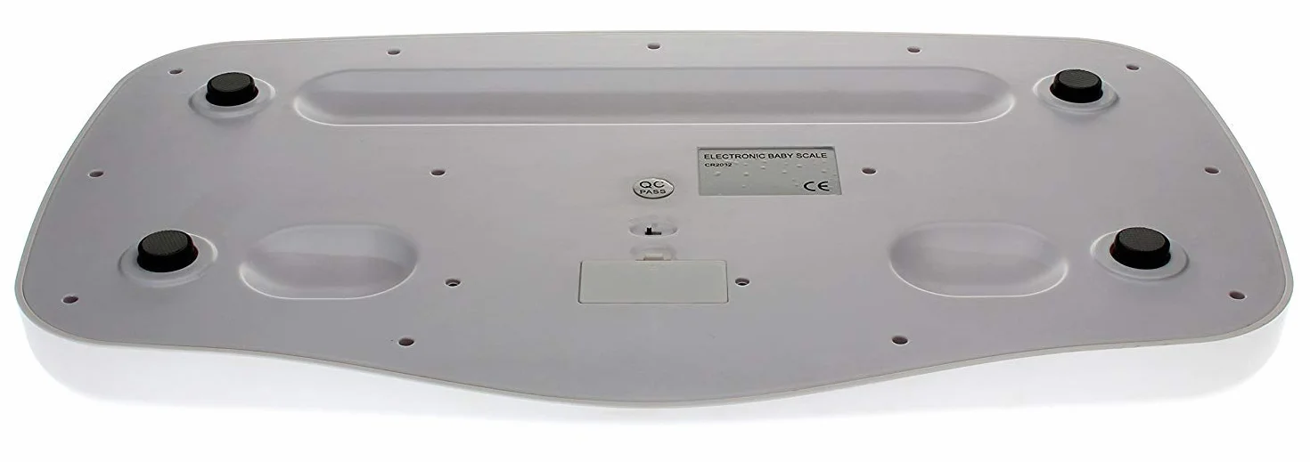 Bilancia Digitale per Neonati ad Alta Precisione 5g, Capacità Massima 20kg, Bianco
