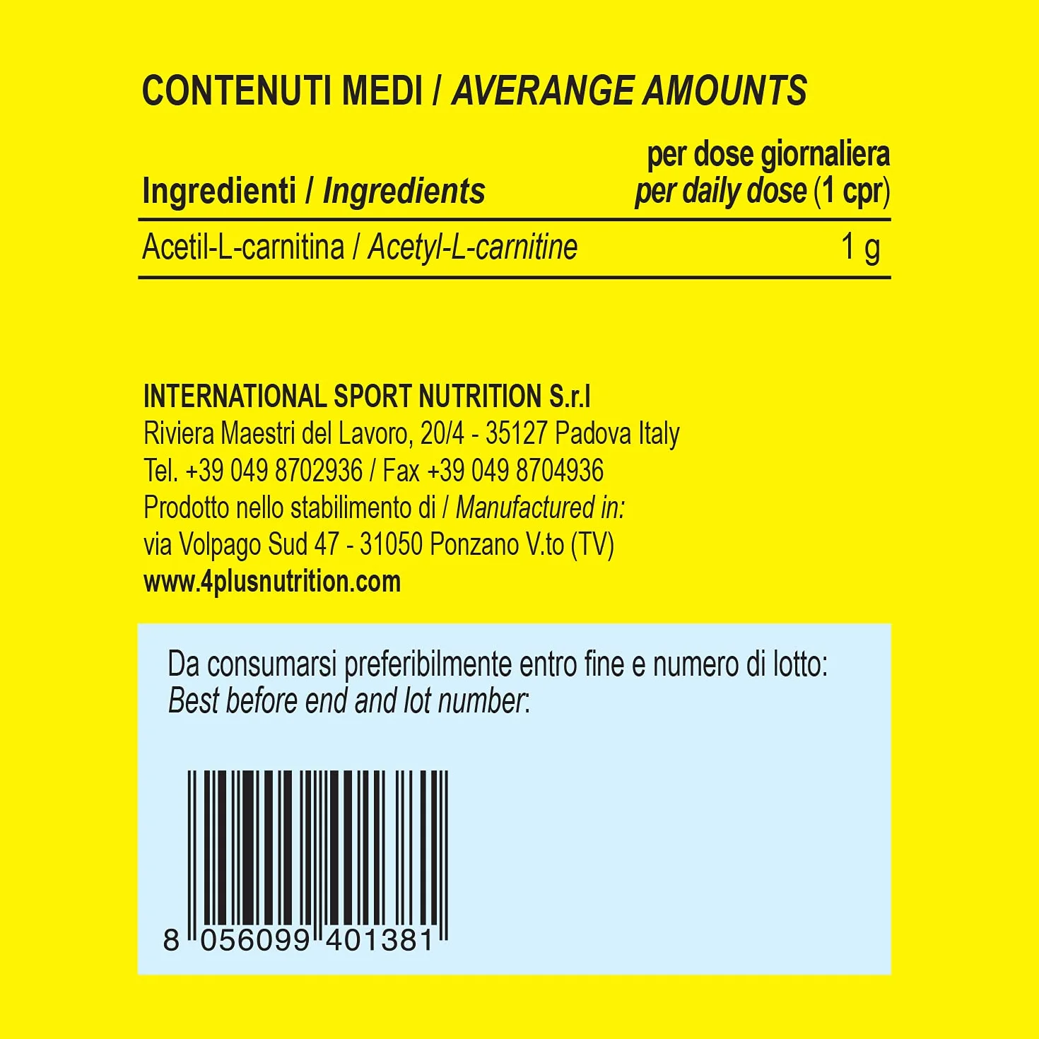 4 Plus Alc+ - 100 compresse