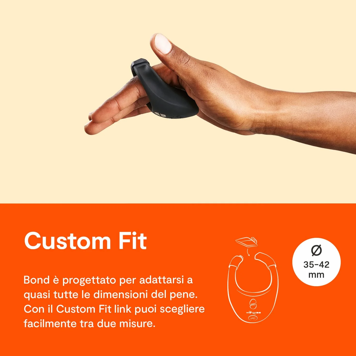 We-Vibe Tease Us Set Bond & Bond - Set di Anelli Vibranti Indossabili - Stimolante Fallico - Estendibile 35-42mm - 10+ Modi di Vibrazione - Sex Toys