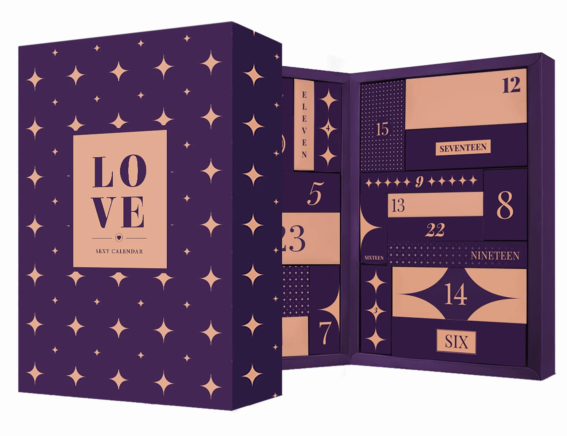 Dream Toys Pleasure Box Calendario dell'Avvento sexy 2024 Erotico Calendario dell'Avvento per coppie e single