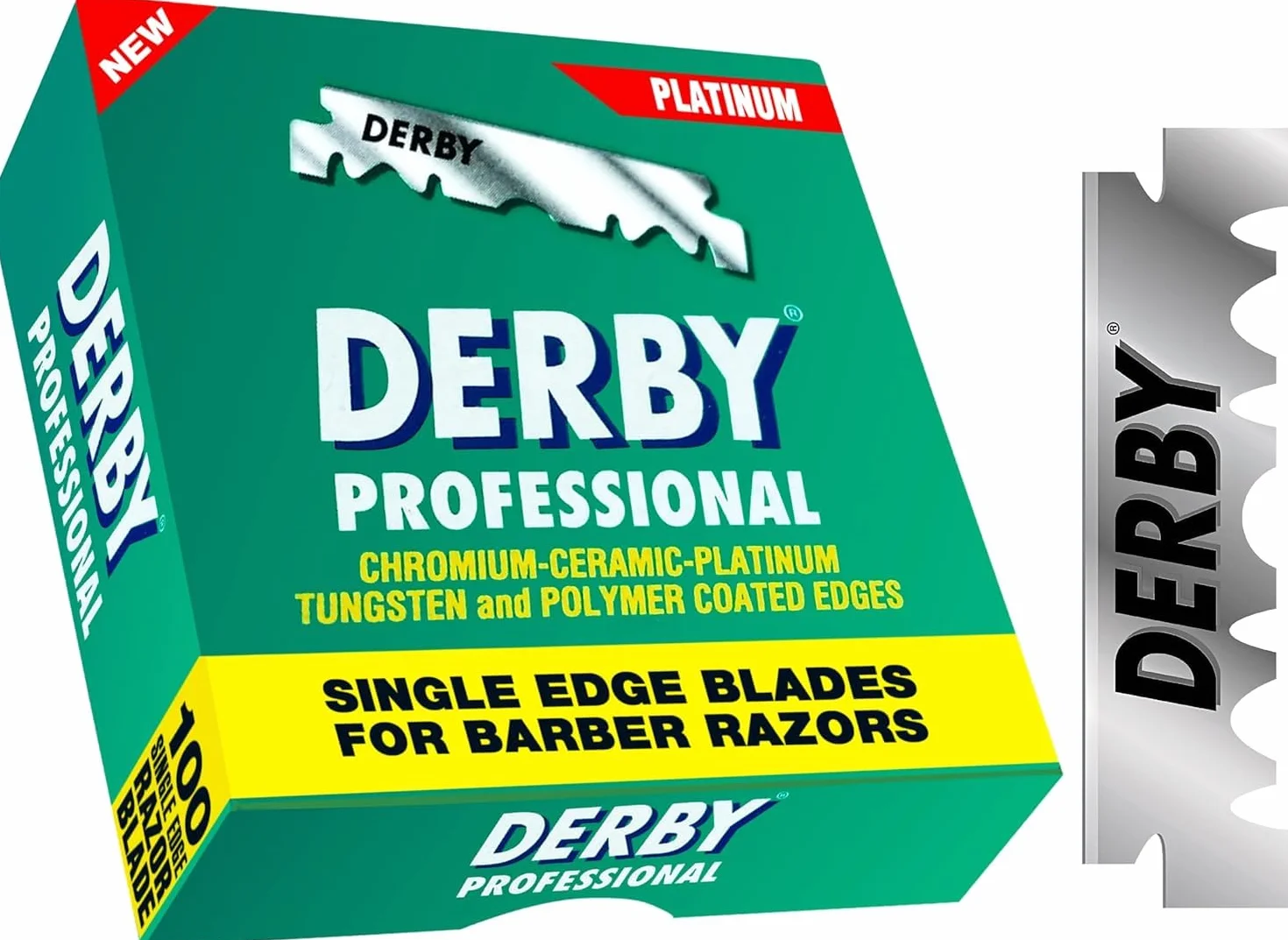 Derby Lamette da Barba Professional - 100 Unità