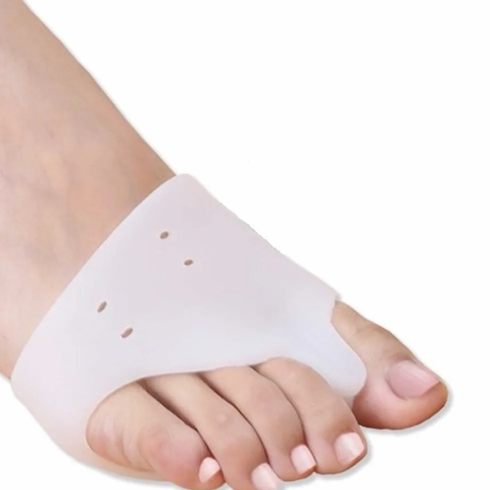 Zehenspreizer Silikon Gel Zehen Separator Set Hallux Korrektur für Frauen Männer 2 Paar