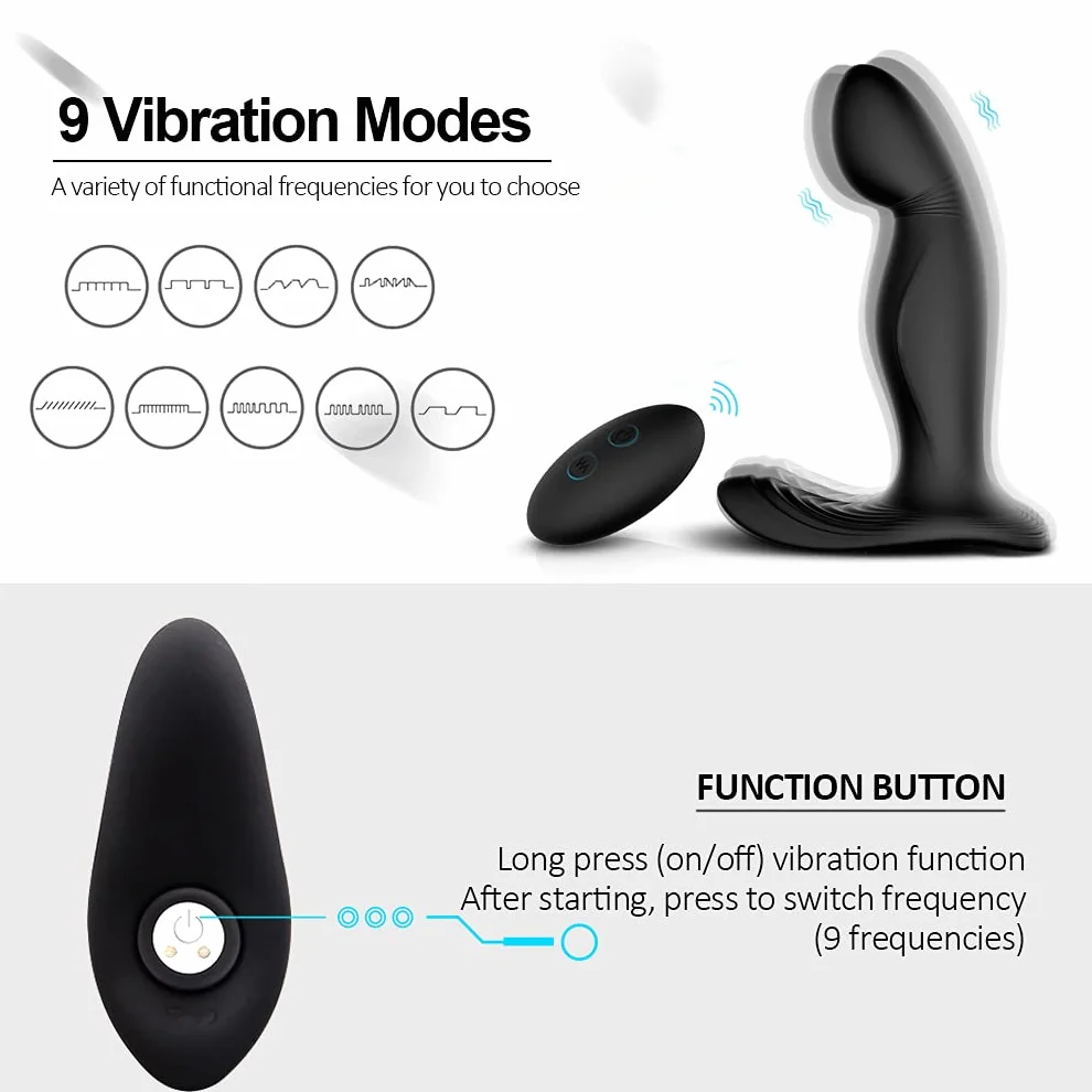 -STUKE Vîbrạtórẹ Stimolａtore Próstatａ Ｍassaaaiａtore Uomo Elettrico, Bútt Plúg Anａlè 𝑫A 𝑫Onna Ｖībràntè Ġａy Silicone, Vîbratorí Sěssò Anａlì per 𝑫Onna Princìpiante Puntò Ġ con