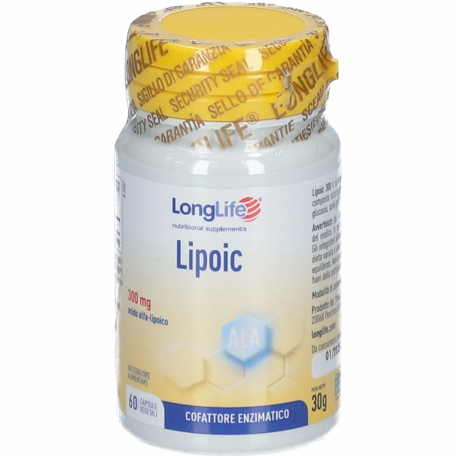 LONGLIFE LIPOIC 300 mg 60 Capsule