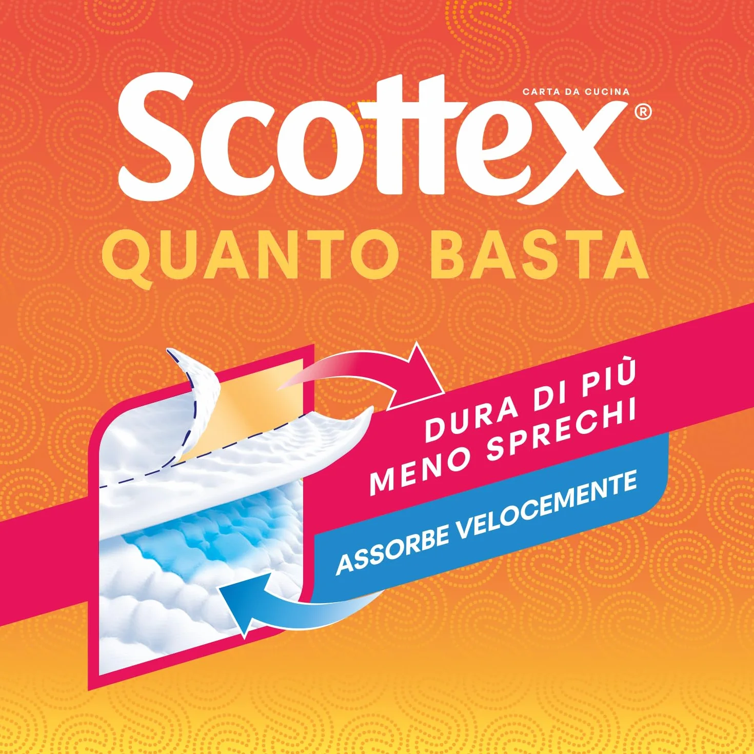 Scottex Quanto Basta Carta Cucina 24 Maxi Rotoli FSC