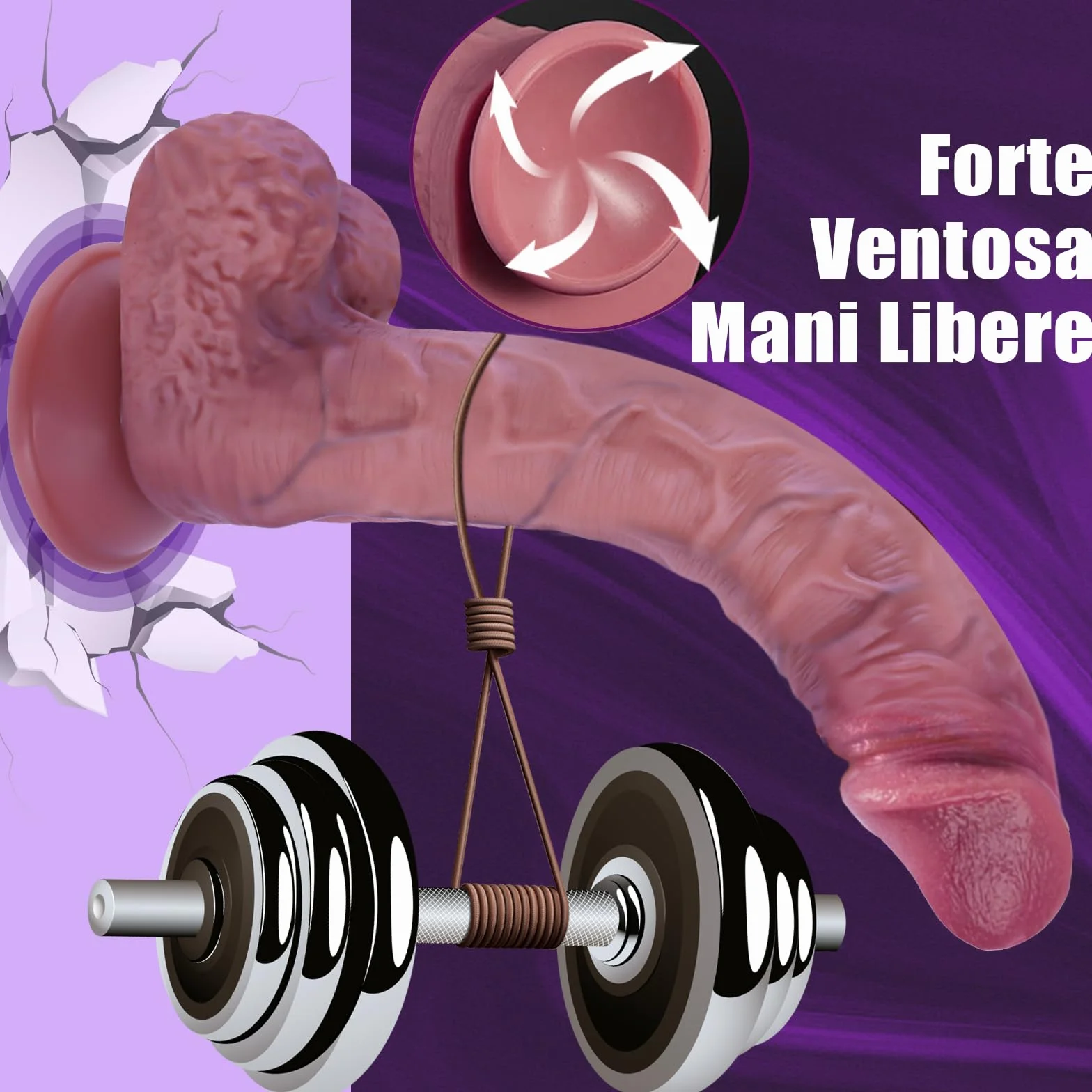 Dildo Realistico Sexytoysys Donna Coppia 27.5cm Fallo Realistico Sex Toy Dildo Anale Pene realistico xxl Grosso Sex Toys Sessuali per Donna Silicone Forte Ventosa Anal Plug Anale Sexytoys Uomo