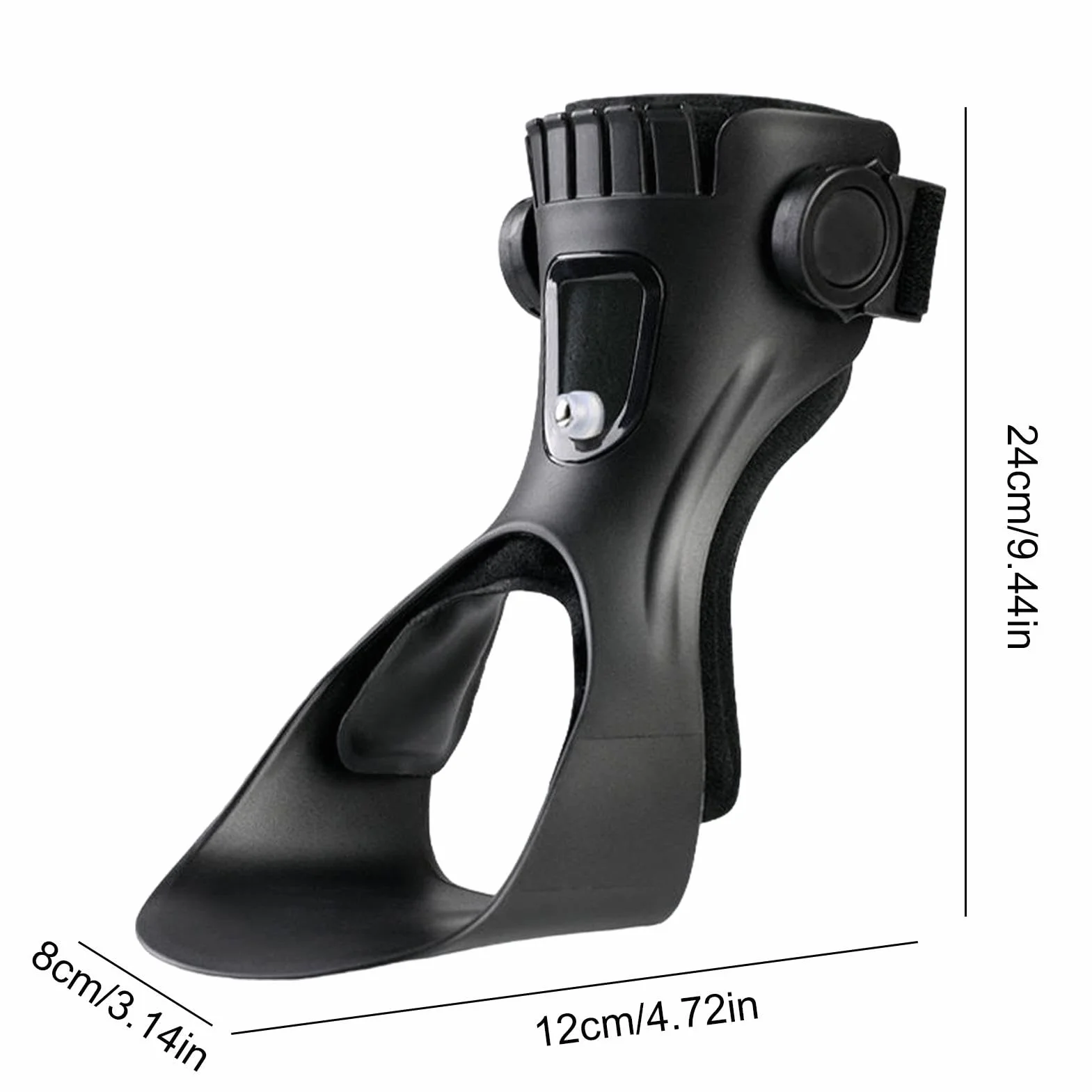 Drop Foot Brace Supporto per Poggiapiedi Cavigliere 12x8x24 cm