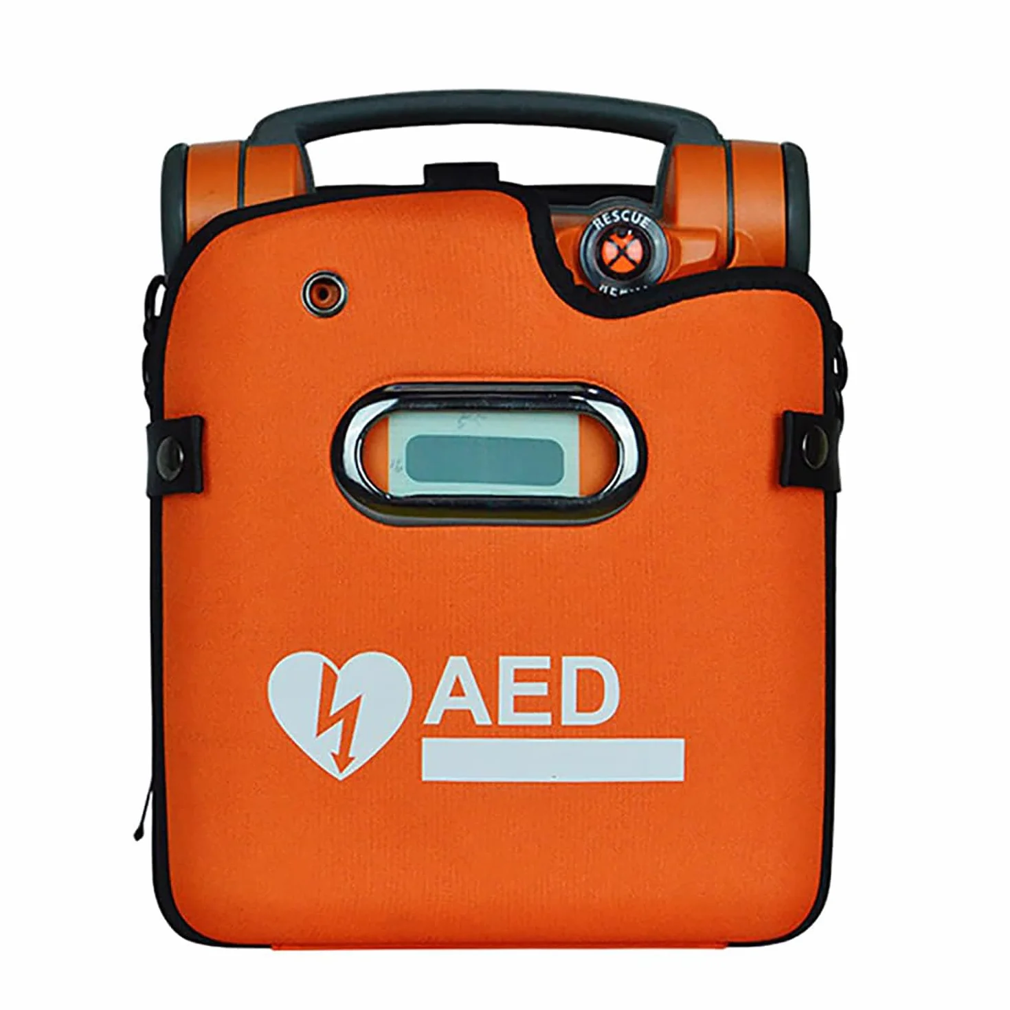 Borsa resistente per AED con spallacci regolabili, arancione