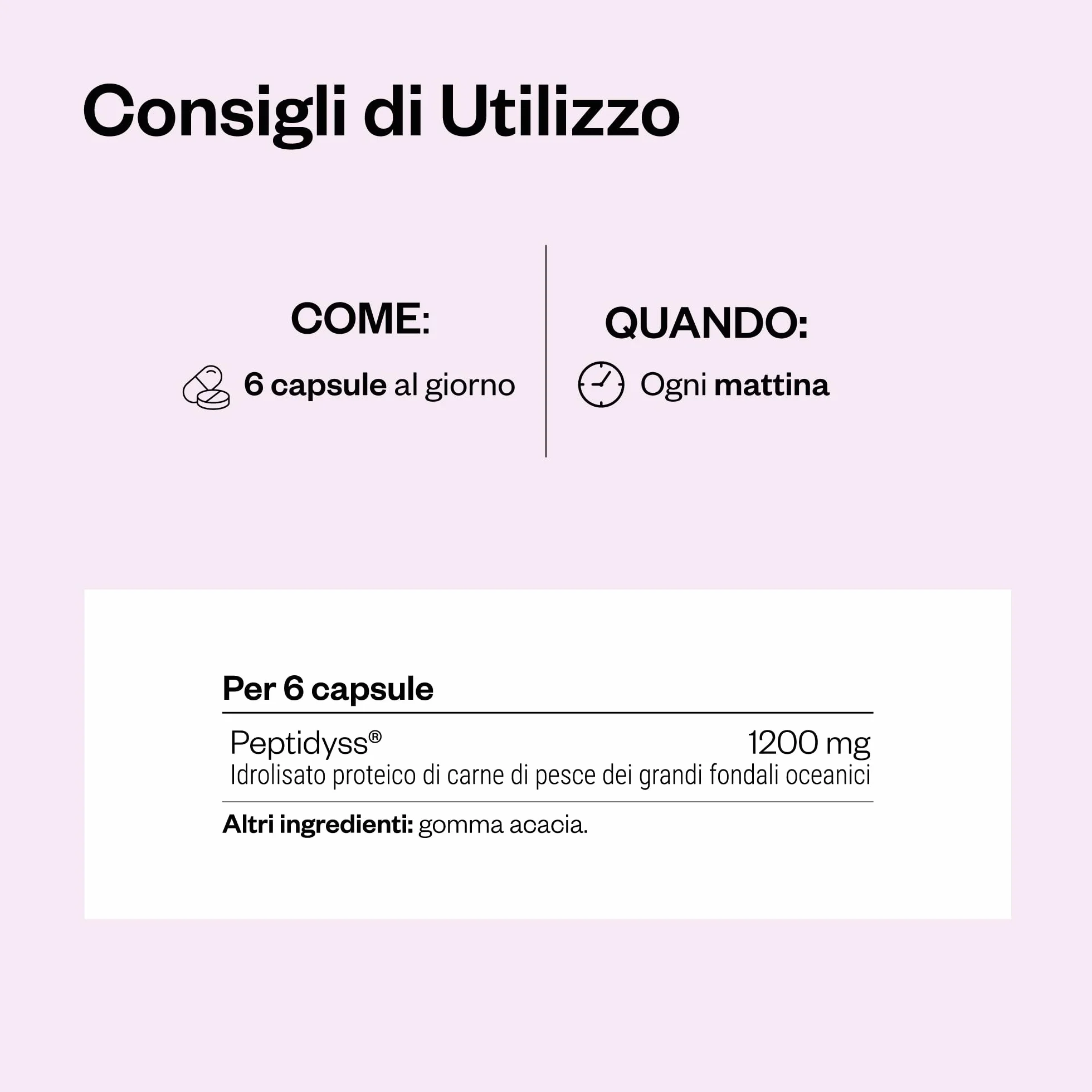 Supersmart Peptidyss Proteine del Pesce Idrosalate 90 Capsule Vegetariane Anti-Stress No-OGM Gluten Free