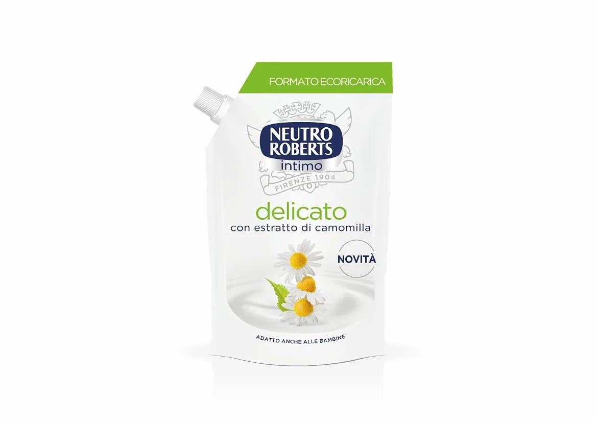 Ecoricarica Detergente Intimo Delicato Ricarica Igiene Intima Camomilla 400 ml