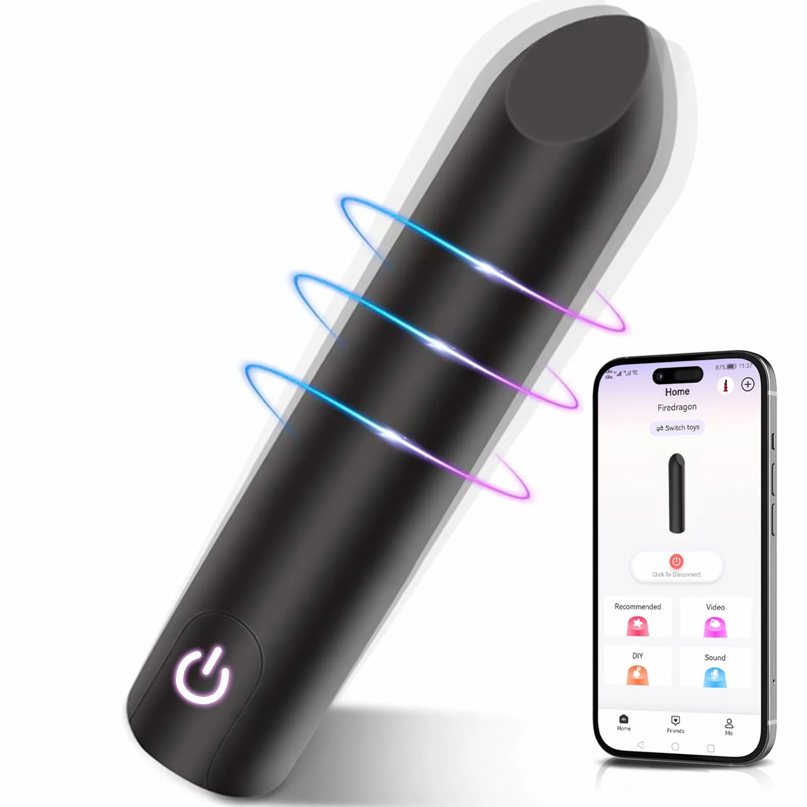 Vibratoreper Donna Professionale con APP 10 Modalità Sex Toys per Coppia Stimolatore Clitoride Femminile Mini Vibratori Punto G