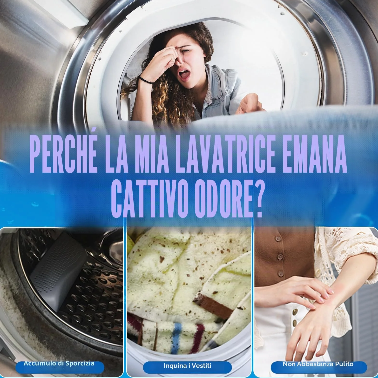 Detergente per Lavatrice Tabs Anti-limescale 24 Tablets