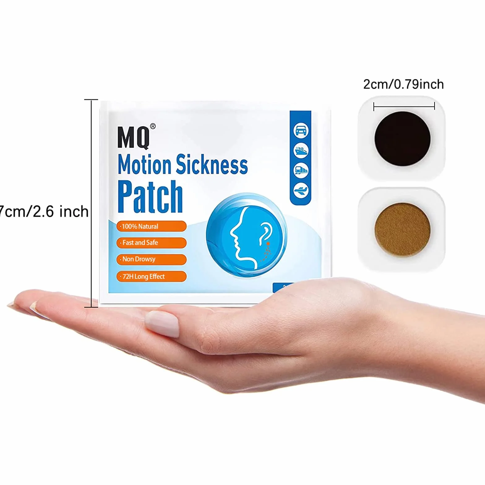 Motion Sickness Patch 10 Count