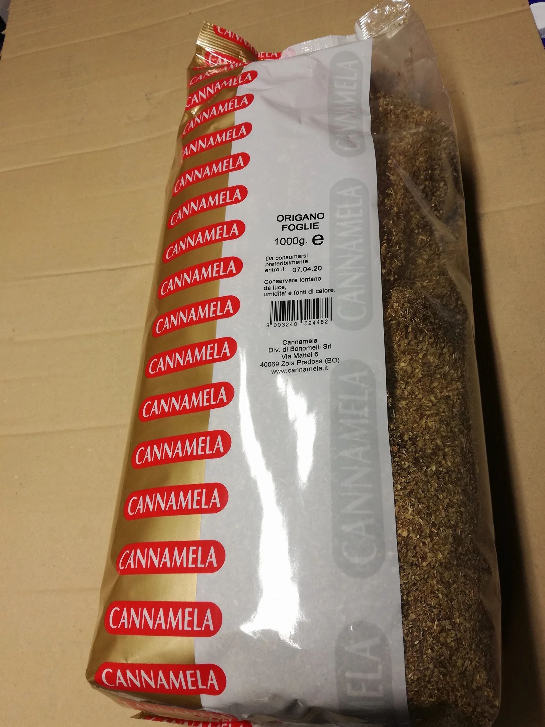Cannamela Origano Foglie 1000g