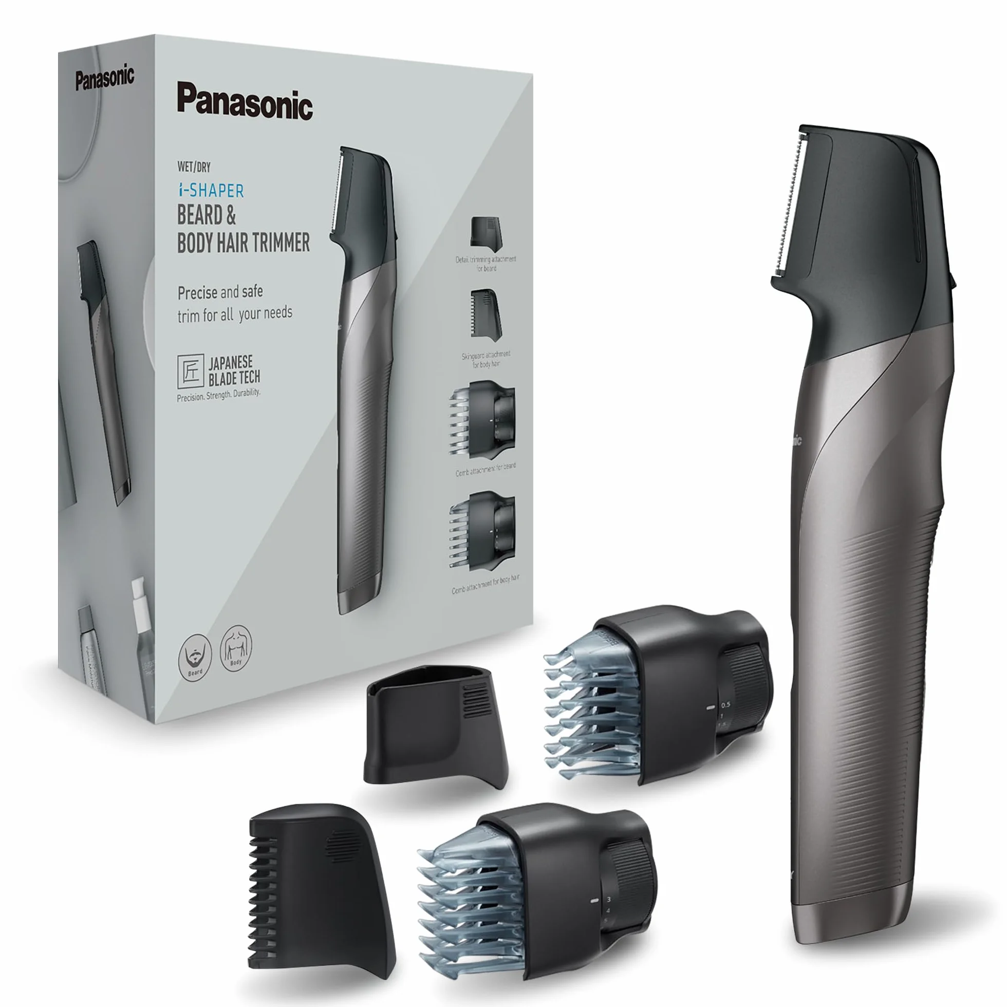 Panasonic ER-GY60-H503 Rifinitore 2in1 Barba e Corpo 50 minuti