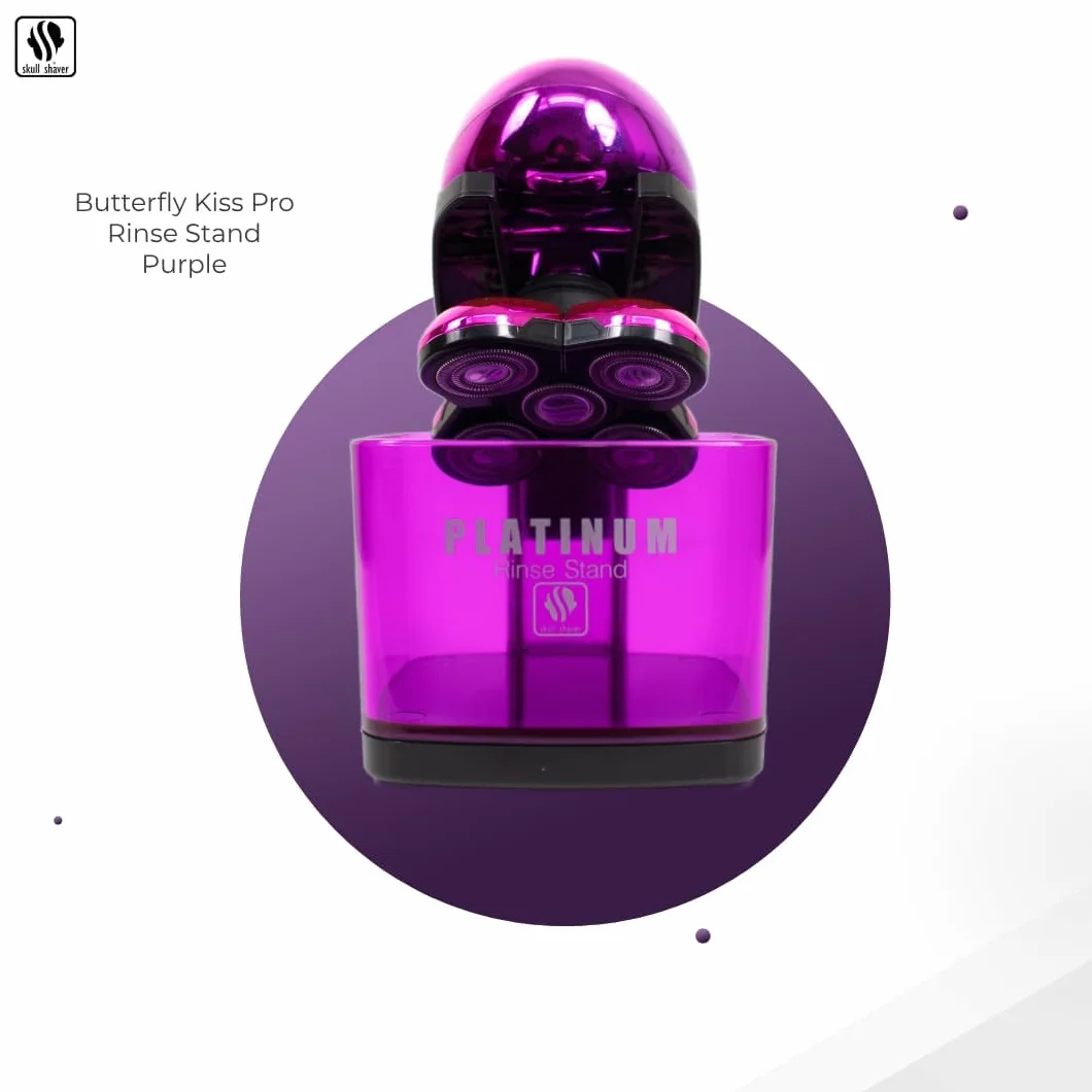 Skull Shaver Supporto per risciacquo Butterfly Platinum (Viola)