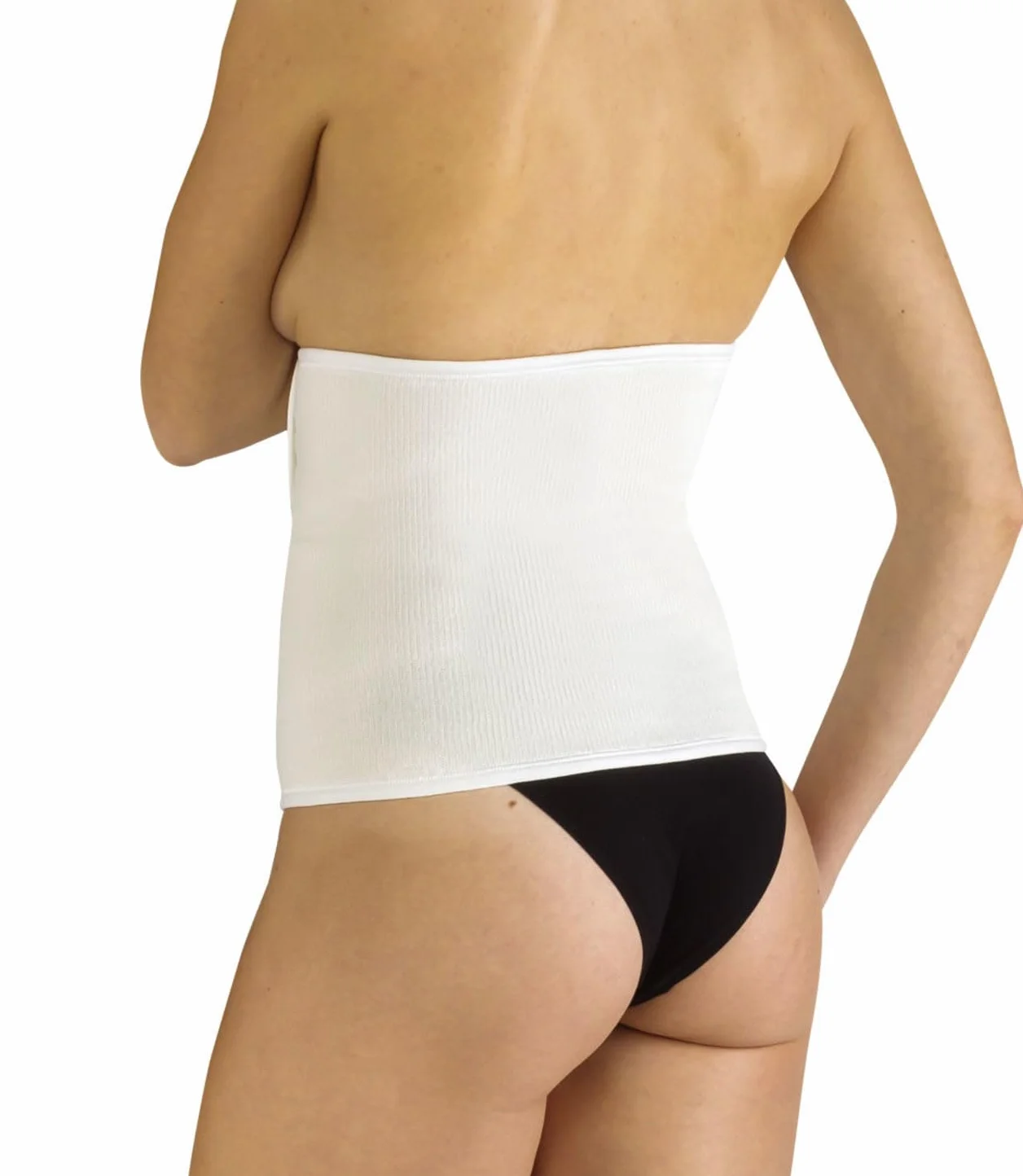 PAVIS – Fascia Addominale Monomisura – Fascia Contenitiva Addome – Post-Operatoria e Post-Parto – Chiusura a Doppia Banda – Regolabile, Unisex – Made in Italy