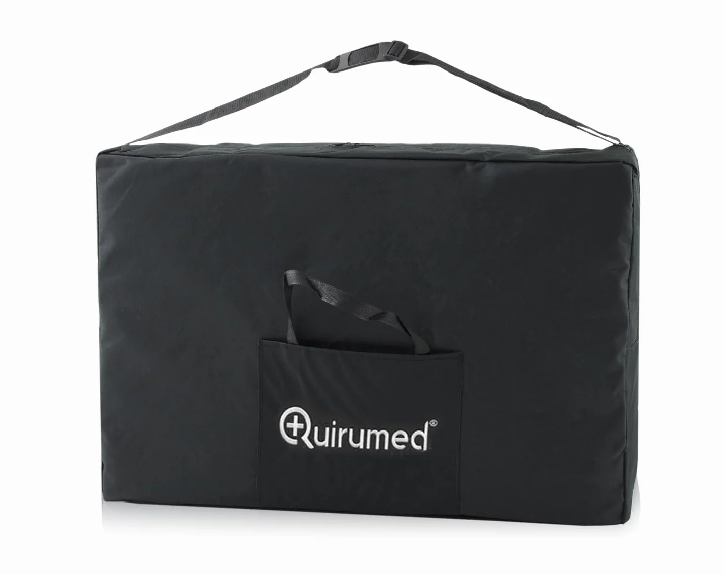 QUIRUMED Zaino da trasporto per lettino da massaggio pieghevole, 17 x 93 x 63 cm, Nylon, Nero