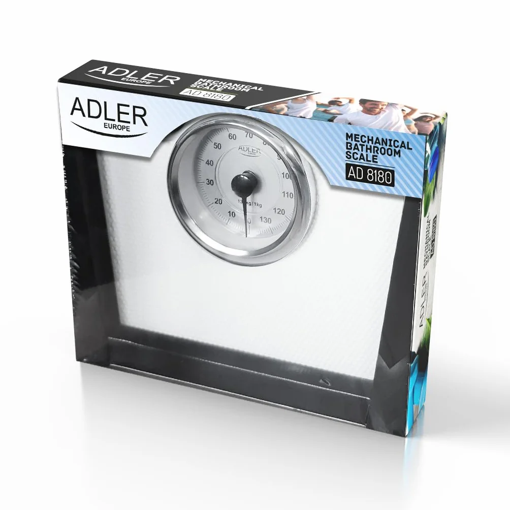 ADLER AD 8180 Bilancia pesapersone meccanica 136 kg 15 cm antiscivolo