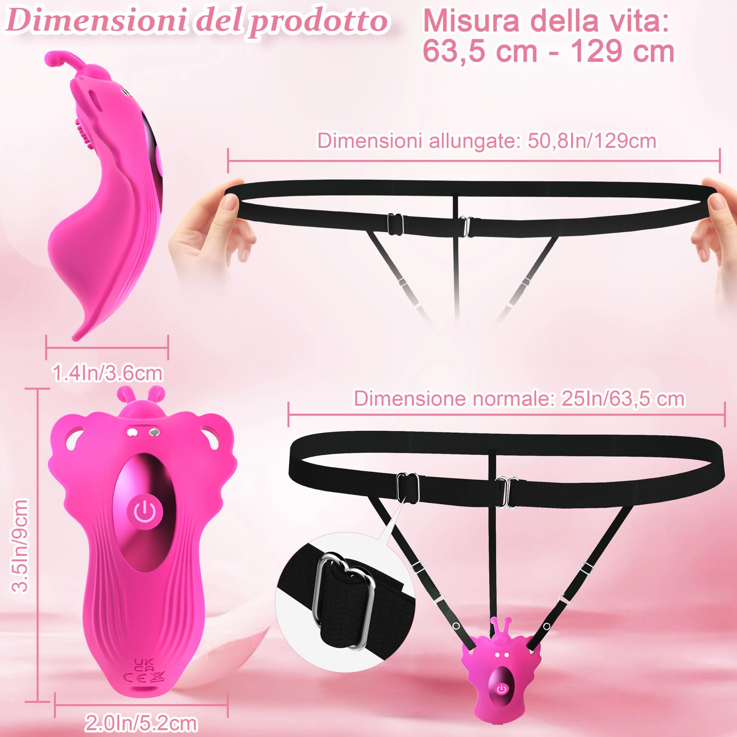 Vibratoreper Donna Professionale Sexytoysys Donna - Sex Toys Sessuali Vibratore Ovetto con Telecomando a Distanza, Vibrante Wireless Stimolatore Clitoride Femminile Vagina Vibratori Piccolo Sexy Toy