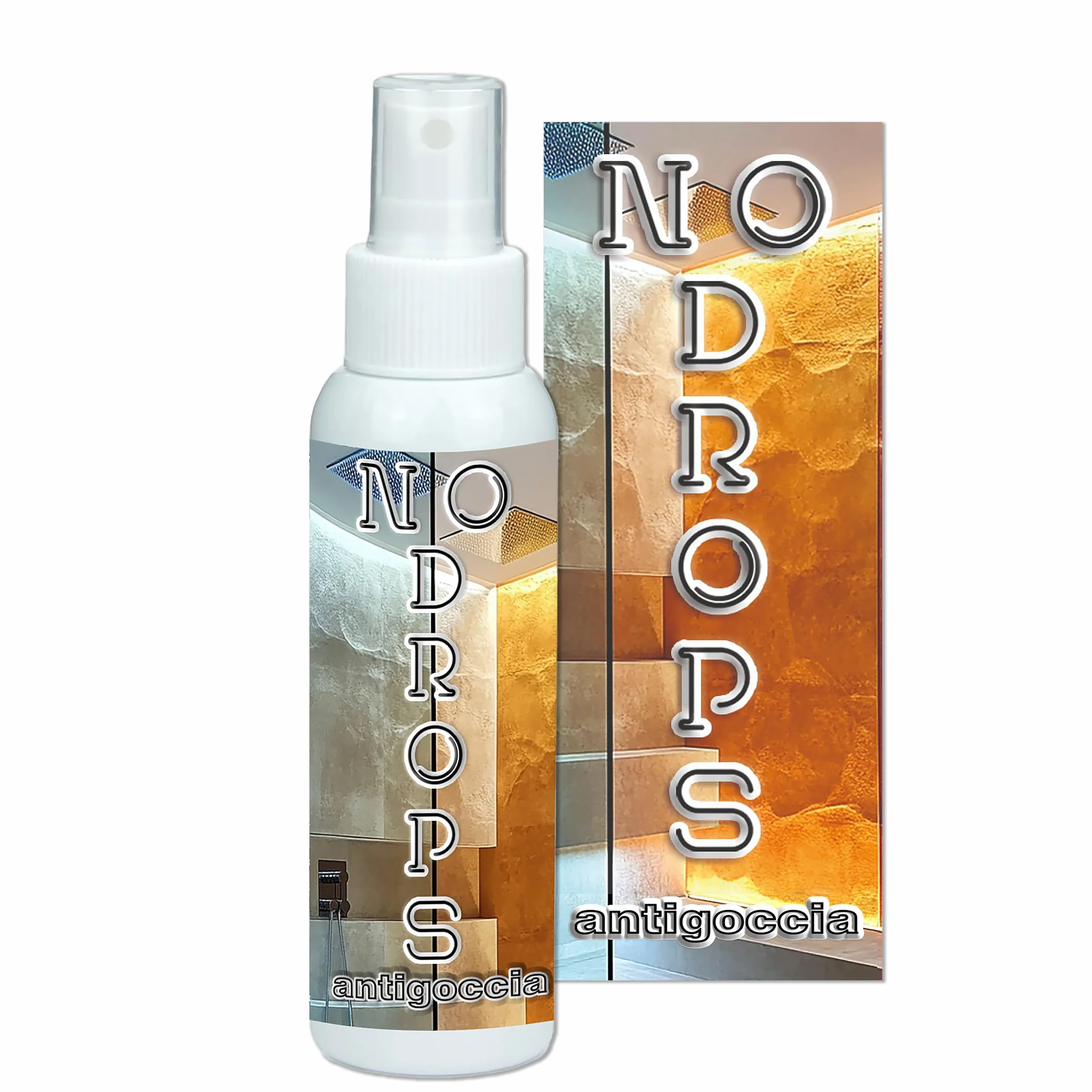 Anticalcare Vetro Doccia Idrorepellente Effetto No Drops Antigoccia Riduce Calcare e Sporco Facile da Applicare Lavanda