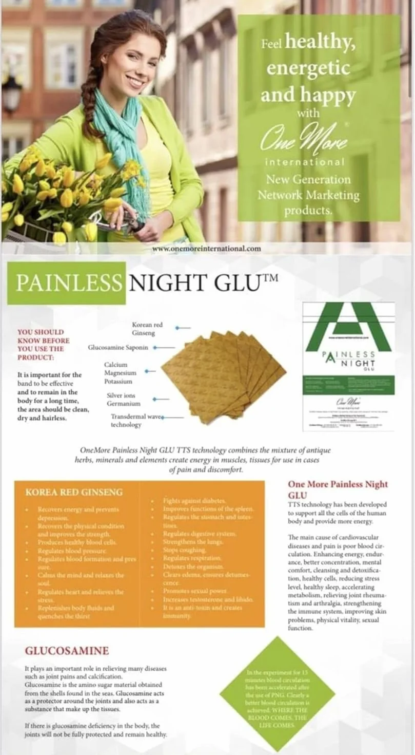 Painless Night GLU Cerotti ginseng rosso 25 pezzi
