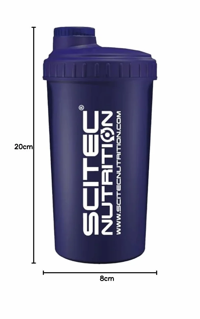 Scitec Nutrition Shaker, Shaker proteico, senza BPA, 700 ml, Giallo Neon