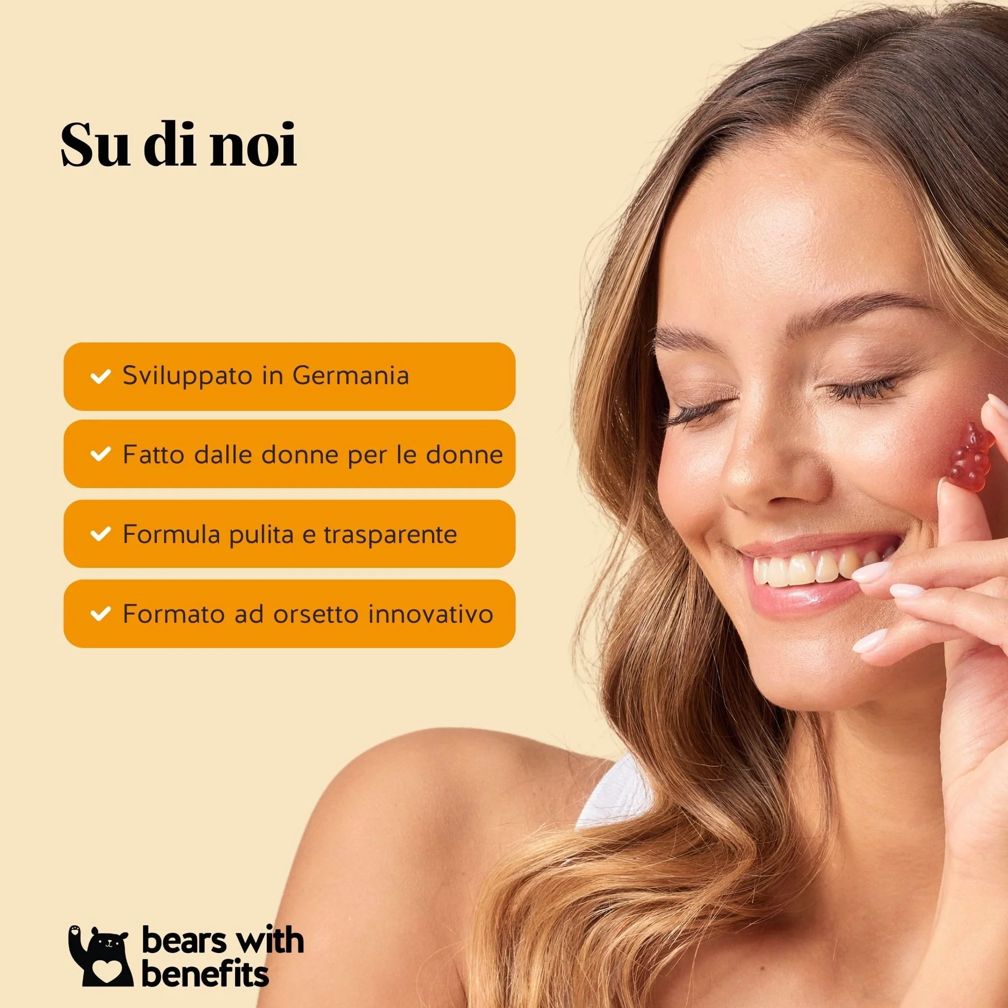 Queen of Iron Power Complex – Integratore Ferro – Difese Immunitarie Gummies – Altamente dosate con Vitamina B12, B1, B6, C, D, Iodio – 30 pezzi (1 mese) – Senza zucchero, Vegane – Bears with Benefits